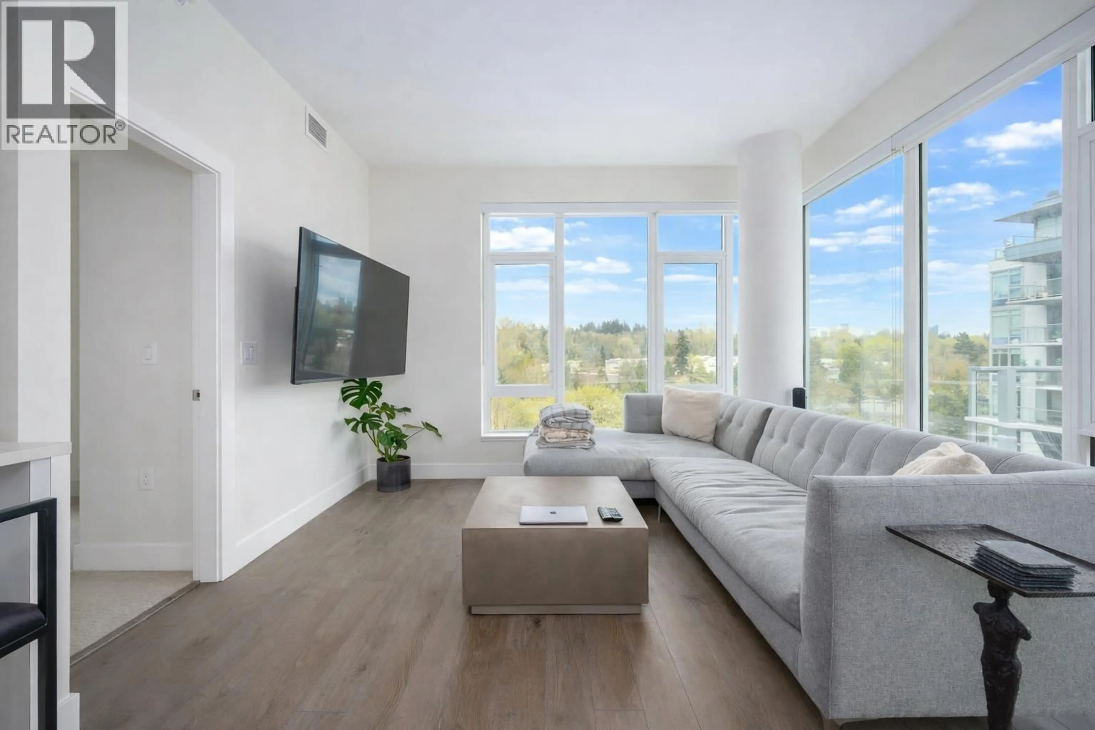 Living room with furniture, unknown for 1601 - 8533 RIVER DISTRICT CROSSING, Vancouver British Columbia V5S0H2