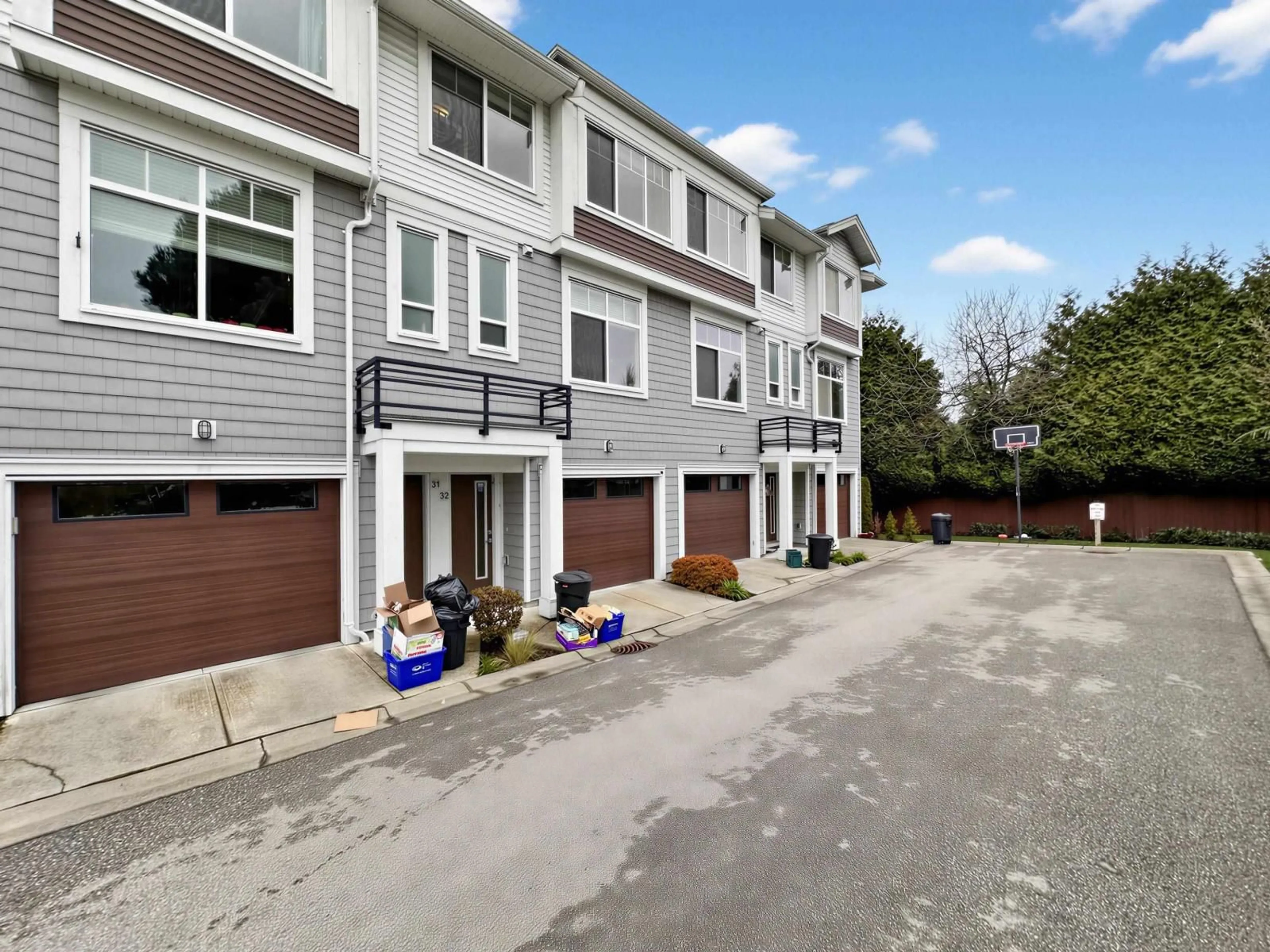 A pic from outside/outdoor area/front of a property/back of a property/a pic from drone, street for 32 - 2528 156 STREET, Surrey British Columbia V4P0E7