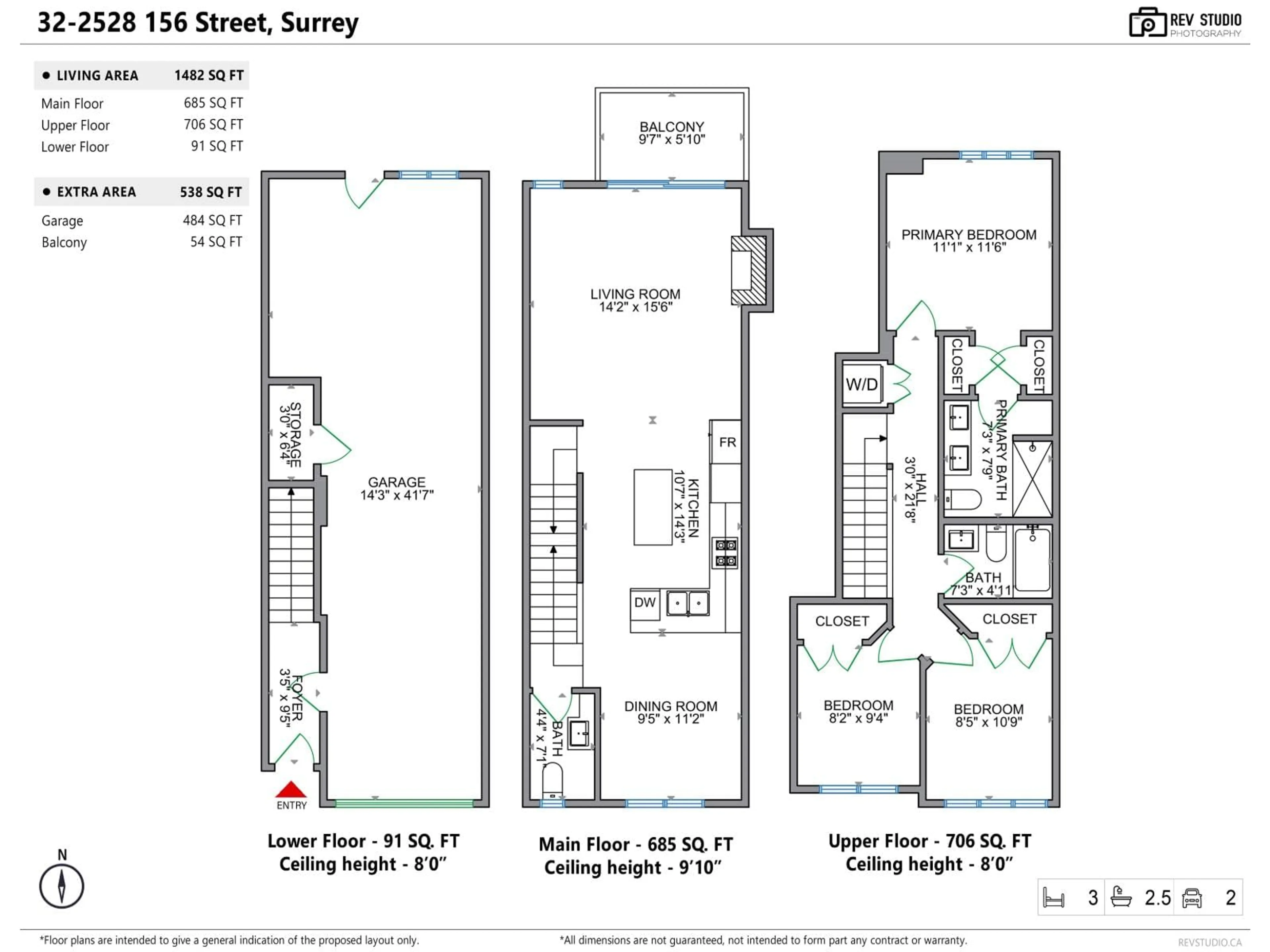 Floor plan for 32 - 2528 156 STREET, Surrey British Columbia V4P0E7