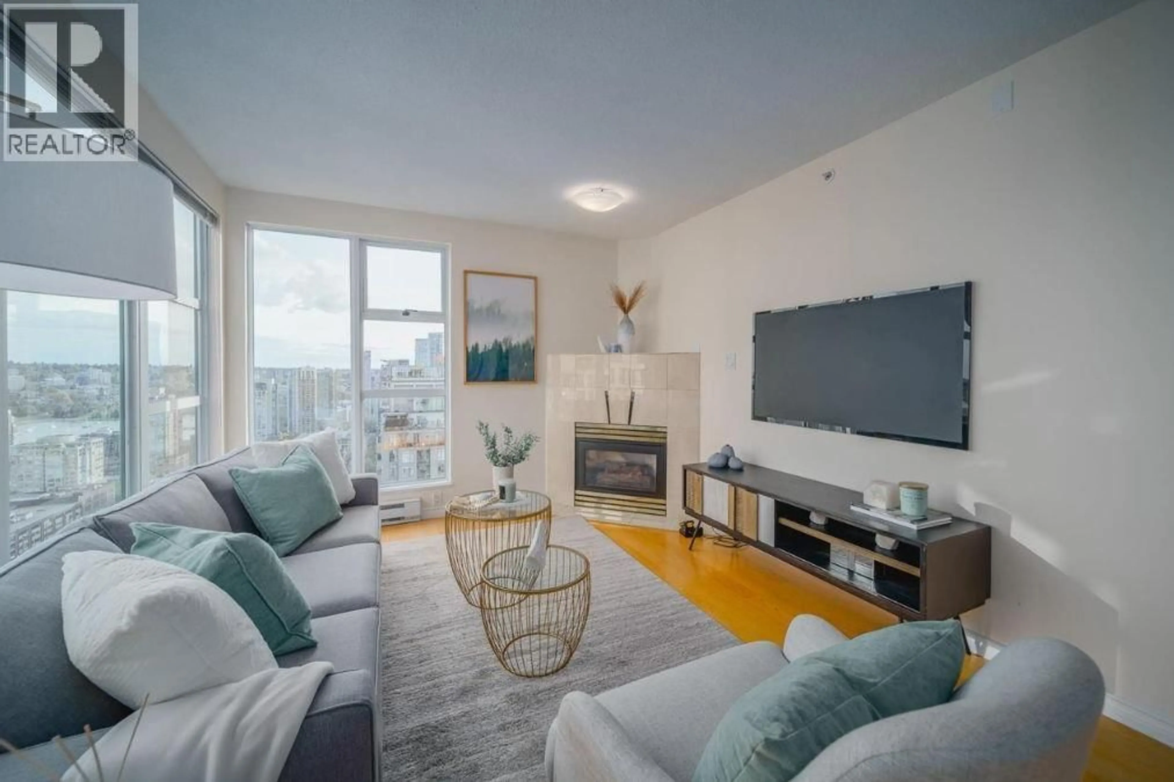 Living room with furniture, unknown for 3207 - 939 HOMER STREET, Vancouver British Columbia V6B2W6