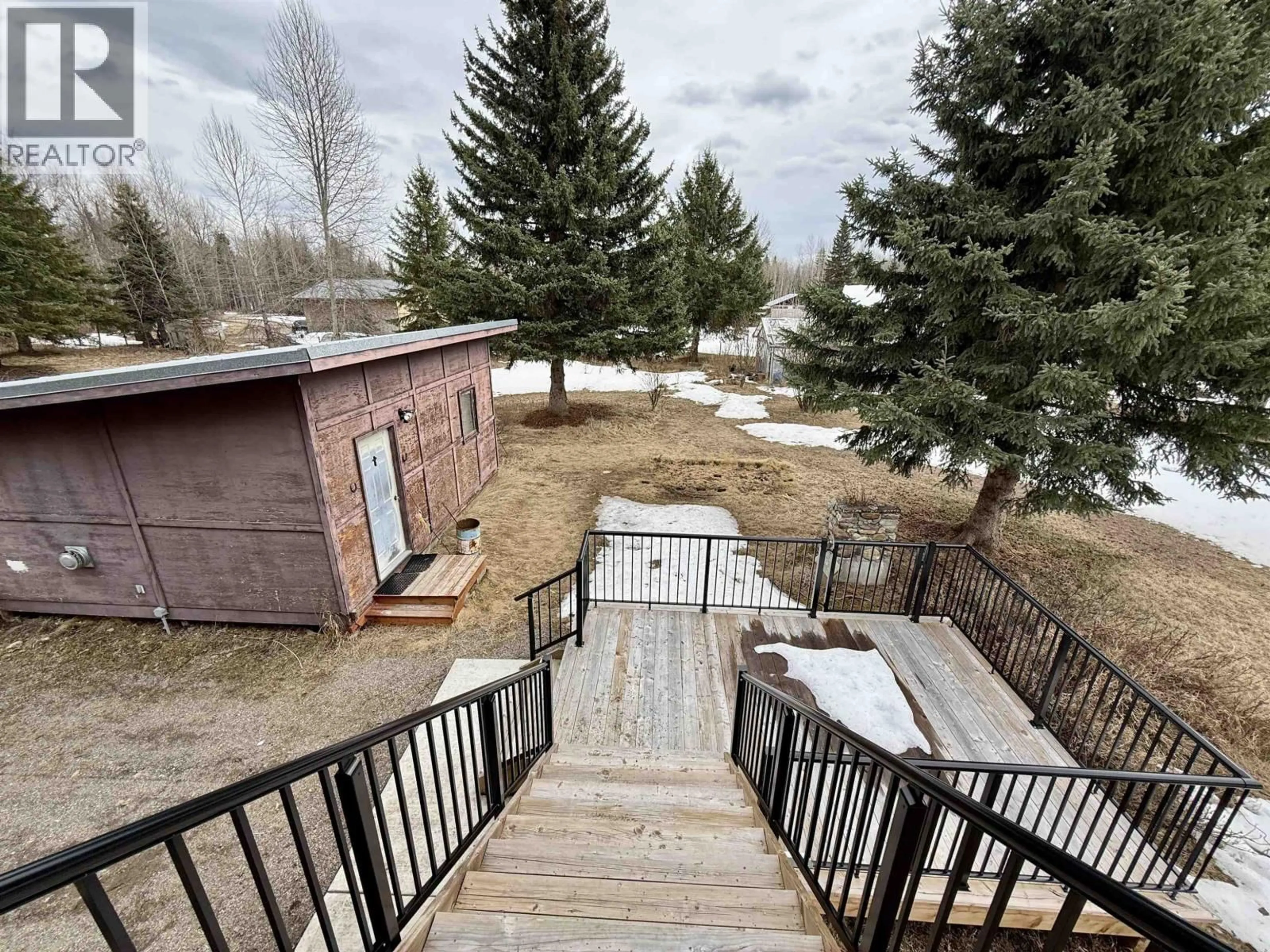 A pic from outside/outdoor area/front of a property/back of a property/a pic from drone, mountain view for 4865 SALMON VALLEY ROAD, Prince George British Columbia V2K5W1
