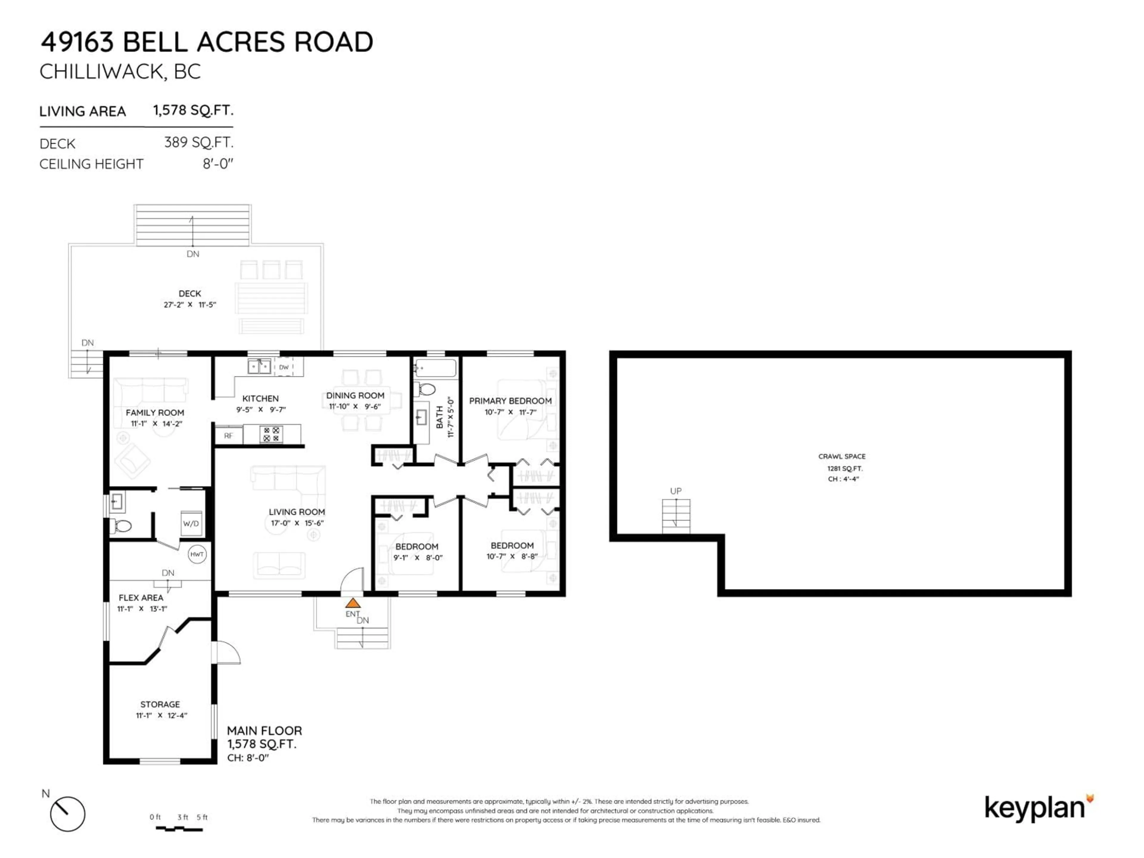 Floor plan for 49163 BELL ACRES ROAD, Sardis - Chwk River Valley British Columbia V4Z1C1