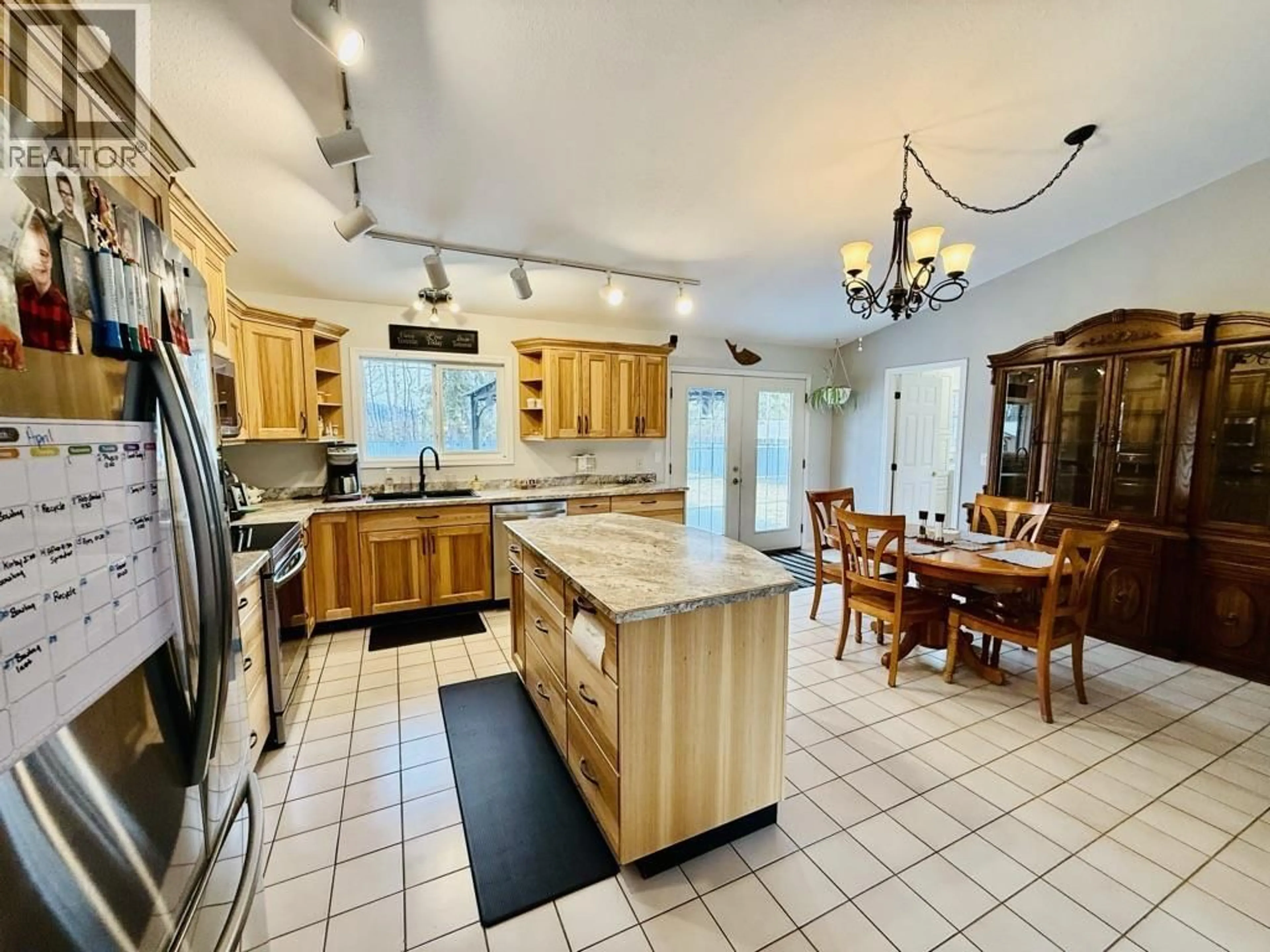 Open concept kitchen, ceramic/tile floor for 1518 WALNUT STREET, Telkwa British Columbia V0J2X0