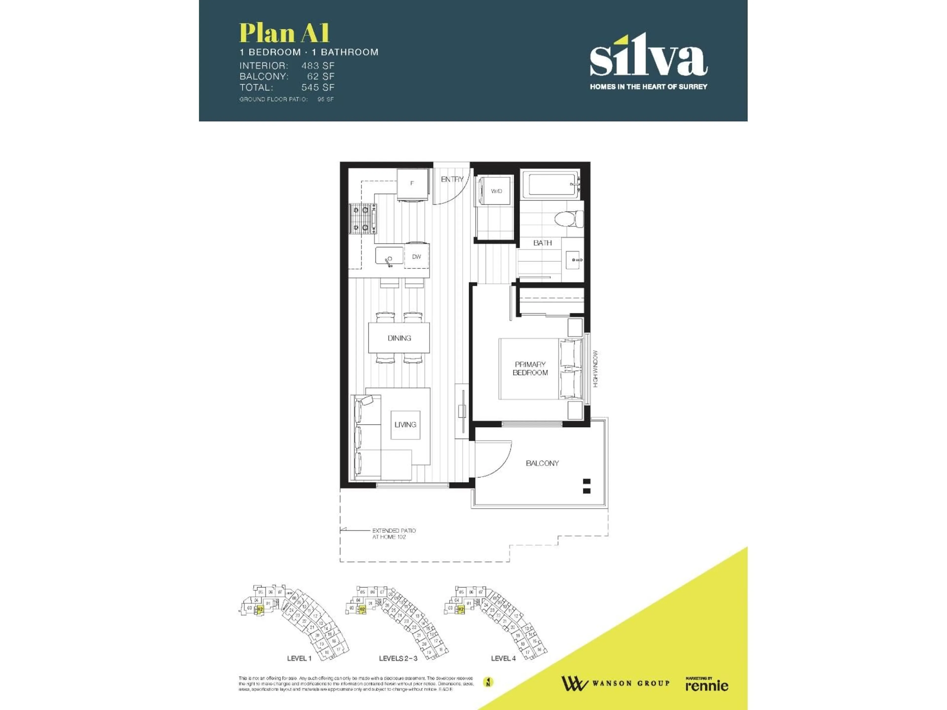Floor plan for 302 - 13788 76 AVENUE, Surrey British Columbia V3W3V9