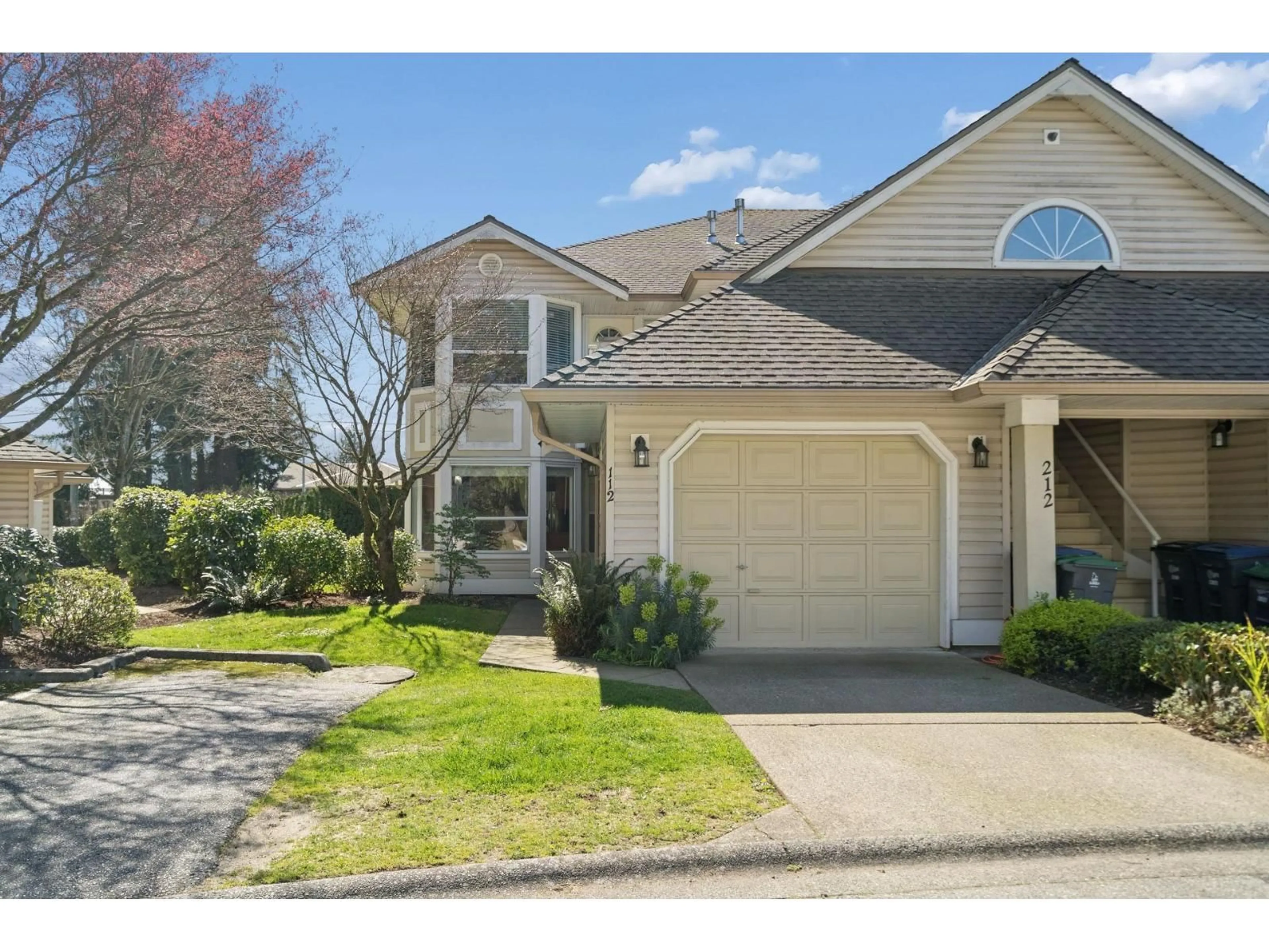 Home with vinyl exterior material, street for 112 - 16031 82 AVENUE, Surrey British Columbia V4N0N4