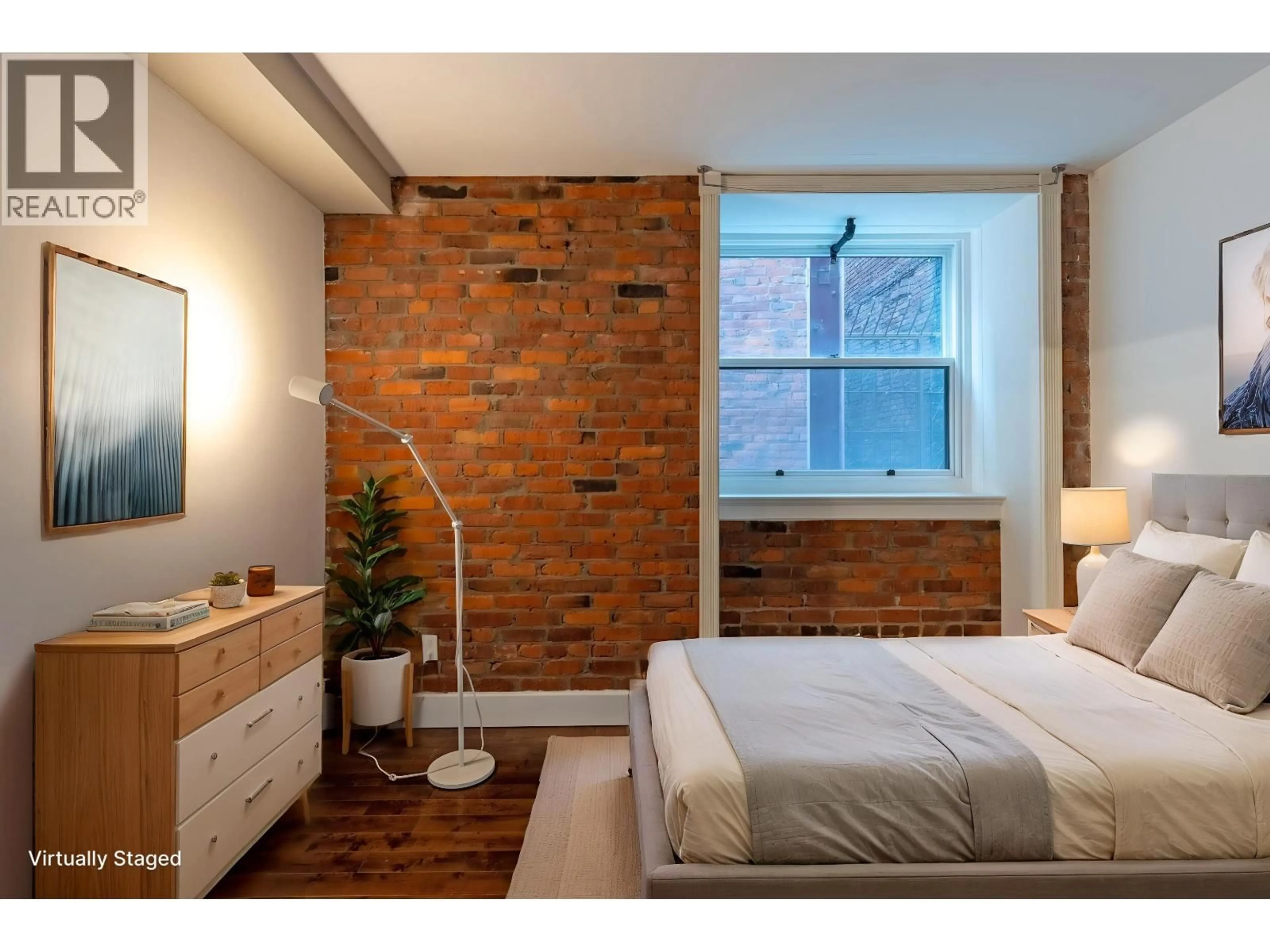 Bedroom with bed, unknown for 205 - 233 ABBOTT STREET, Vancouver British Columbia V6B2K7