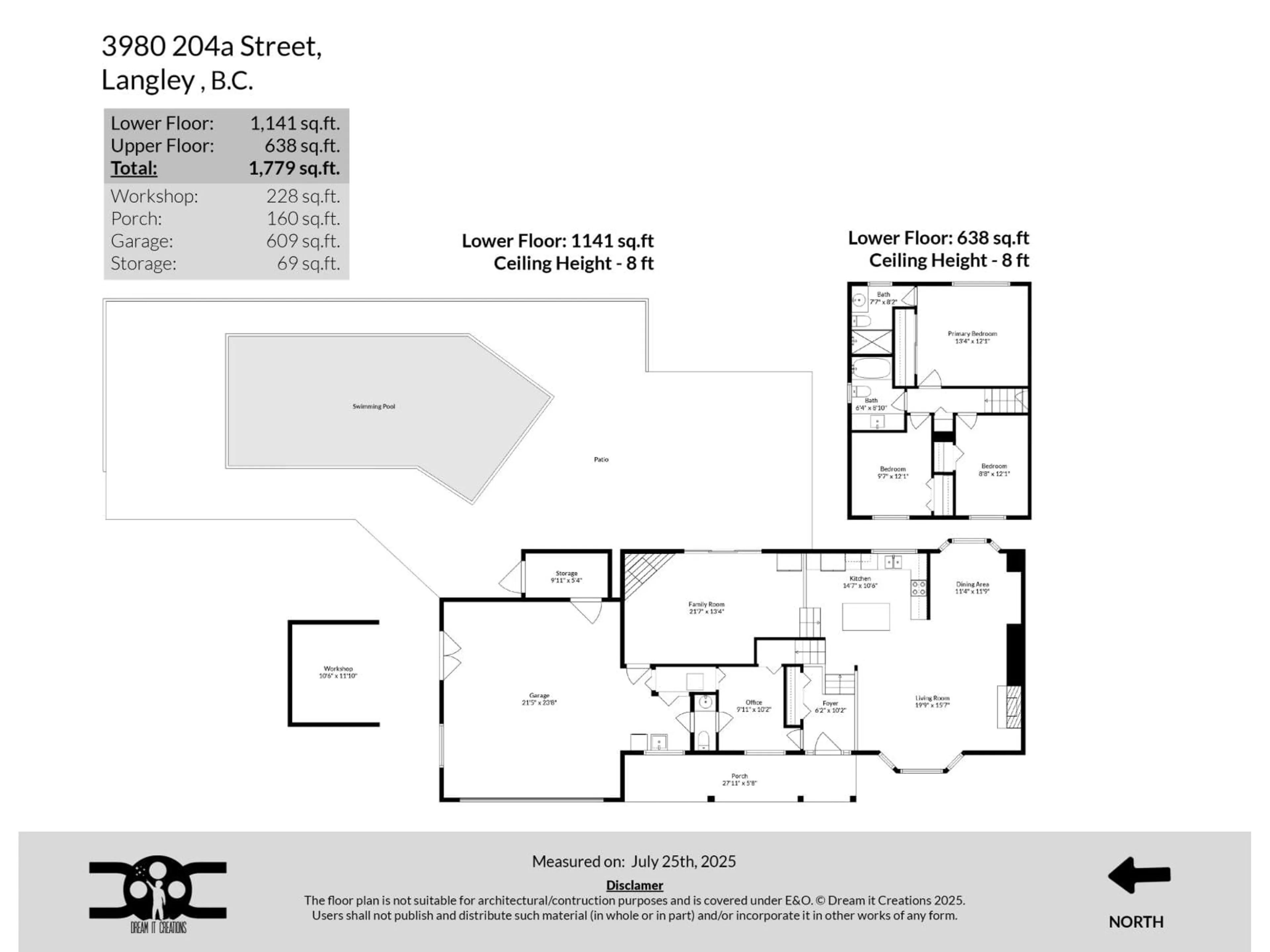 Floor plan for 3980 204A STREET, Langley British Columbia V3A6A8