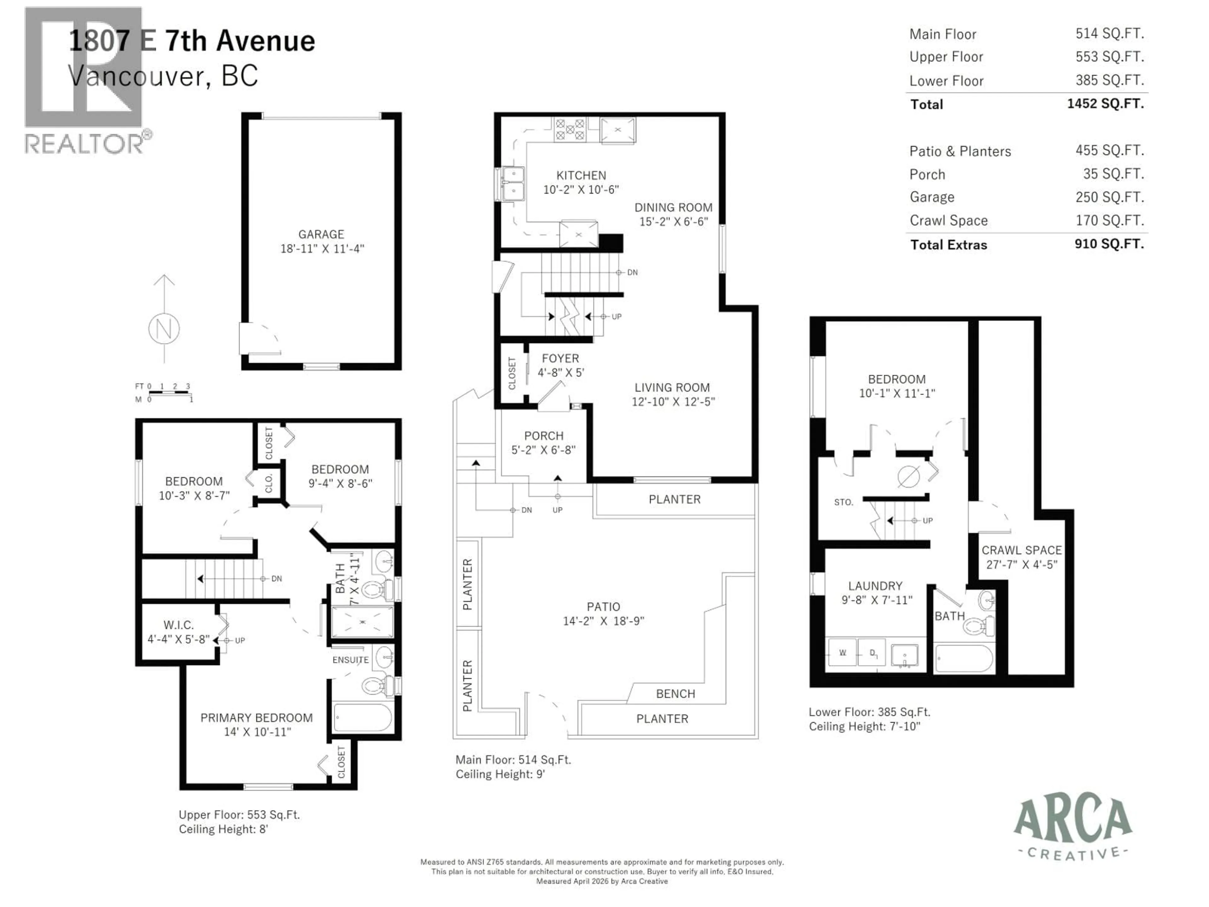 Floor plan for 1807 7TH AVENUE, Vancouver British Columbia V5N1S1