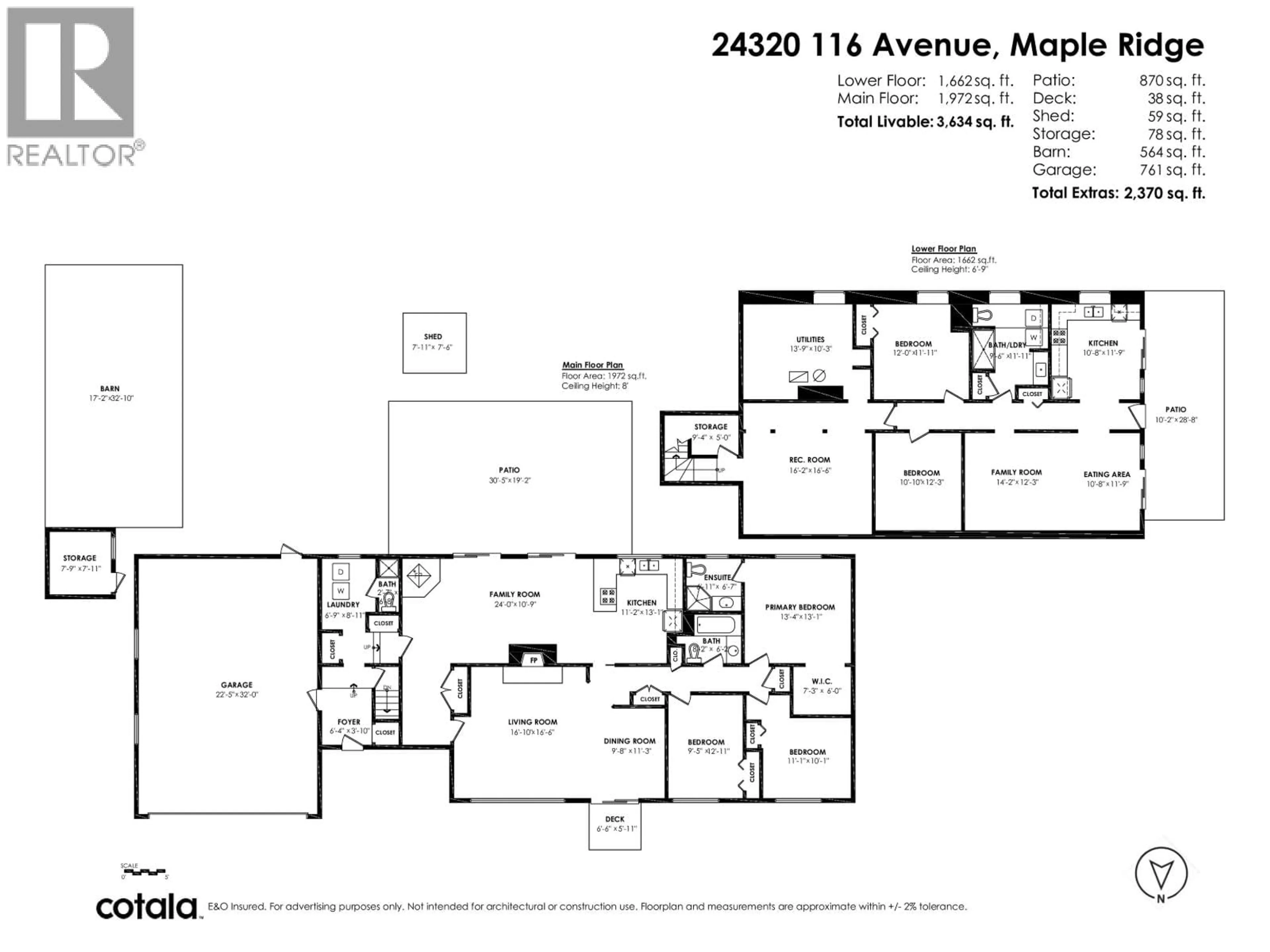 Floor plan for 24320 116 AVENUE, Maple Ridge British Columbia V4R1L7