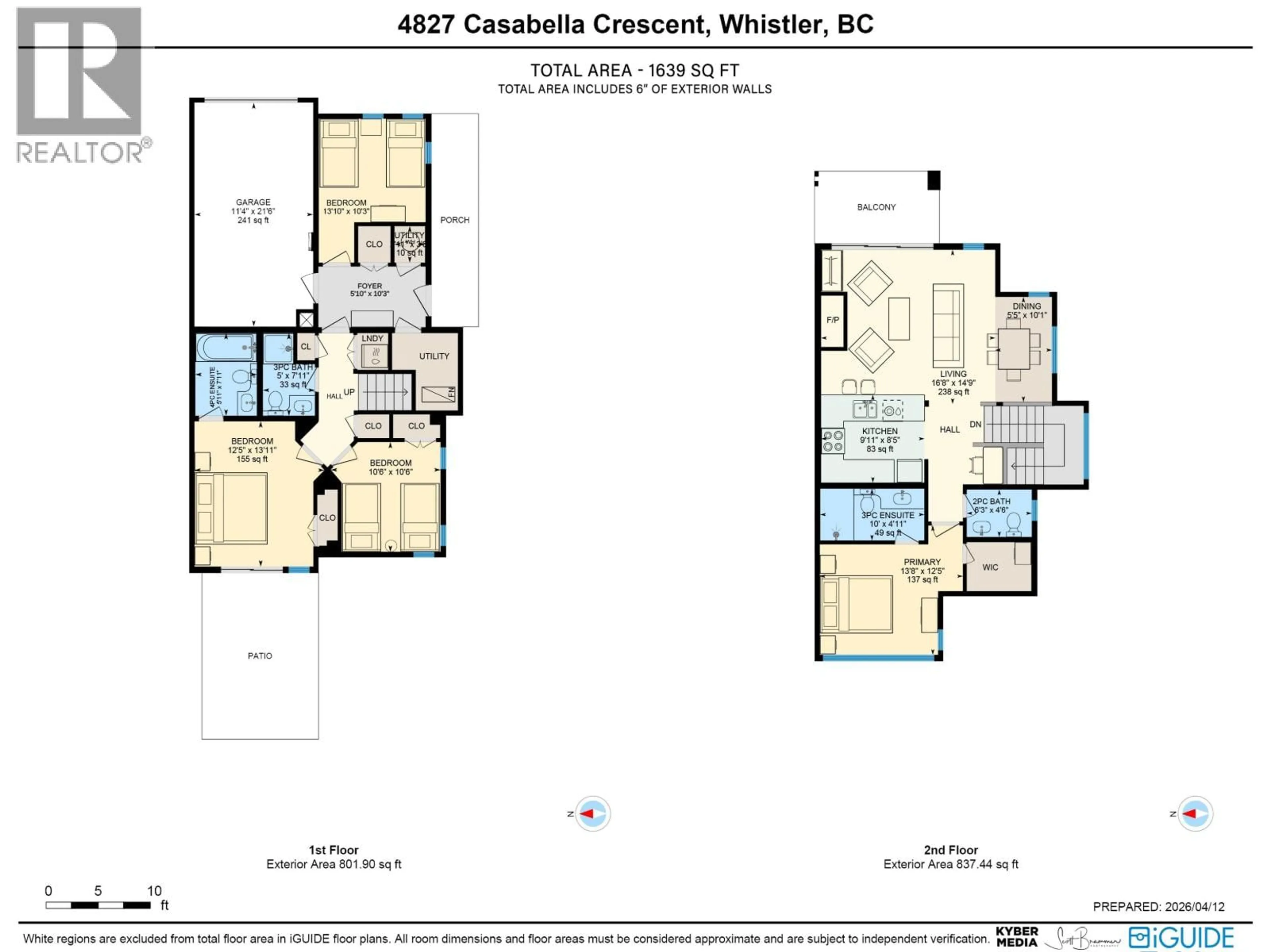Floor plan for 4827 CASABELLA CRESCENT, Whistler British Columbia V8E0Z4