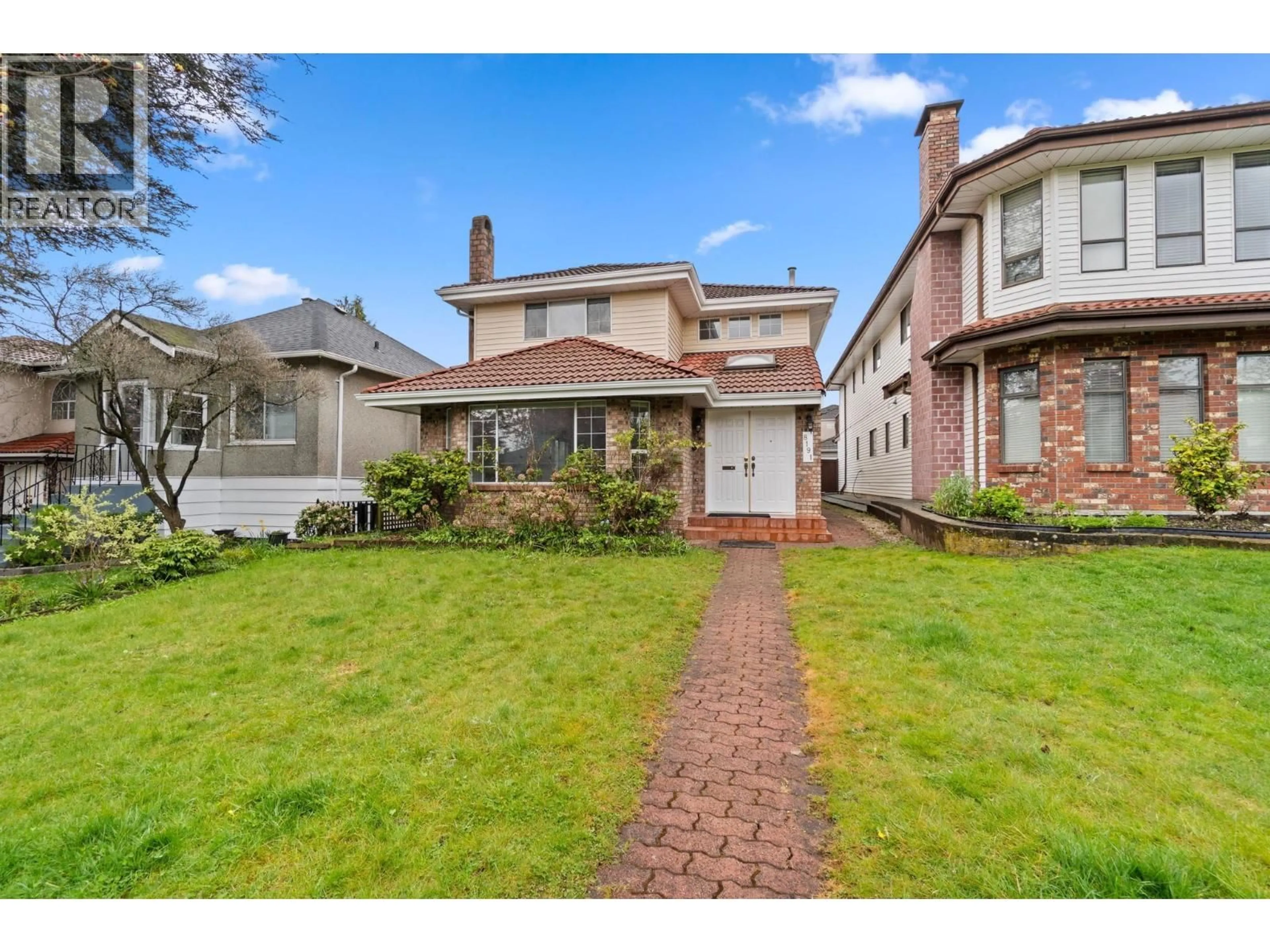 Home with brick exterior material, street for 8191 OSLER STREET, Vancouver British Columbia V6P4E3