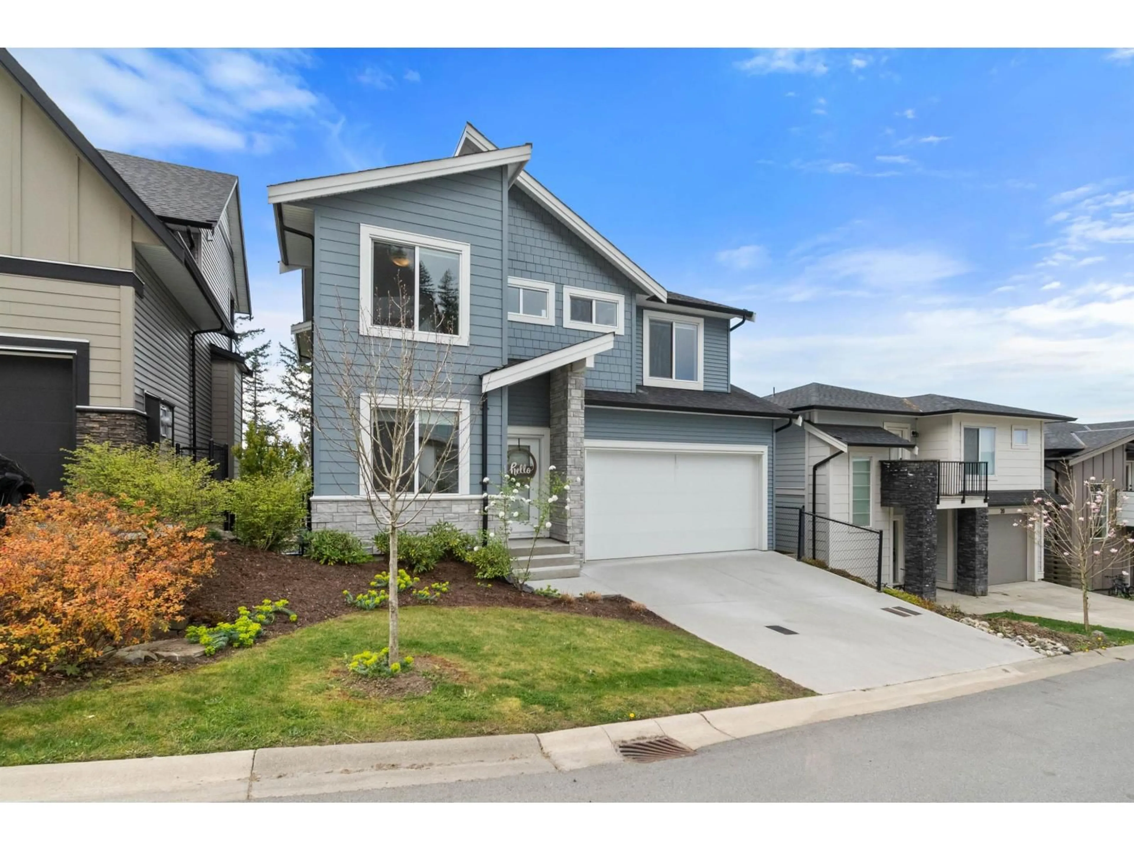 Home with vinyl exterior material, street for 19 - 6262 REXFORD DRIVE, Chilliwack British Columbia V2R6B4