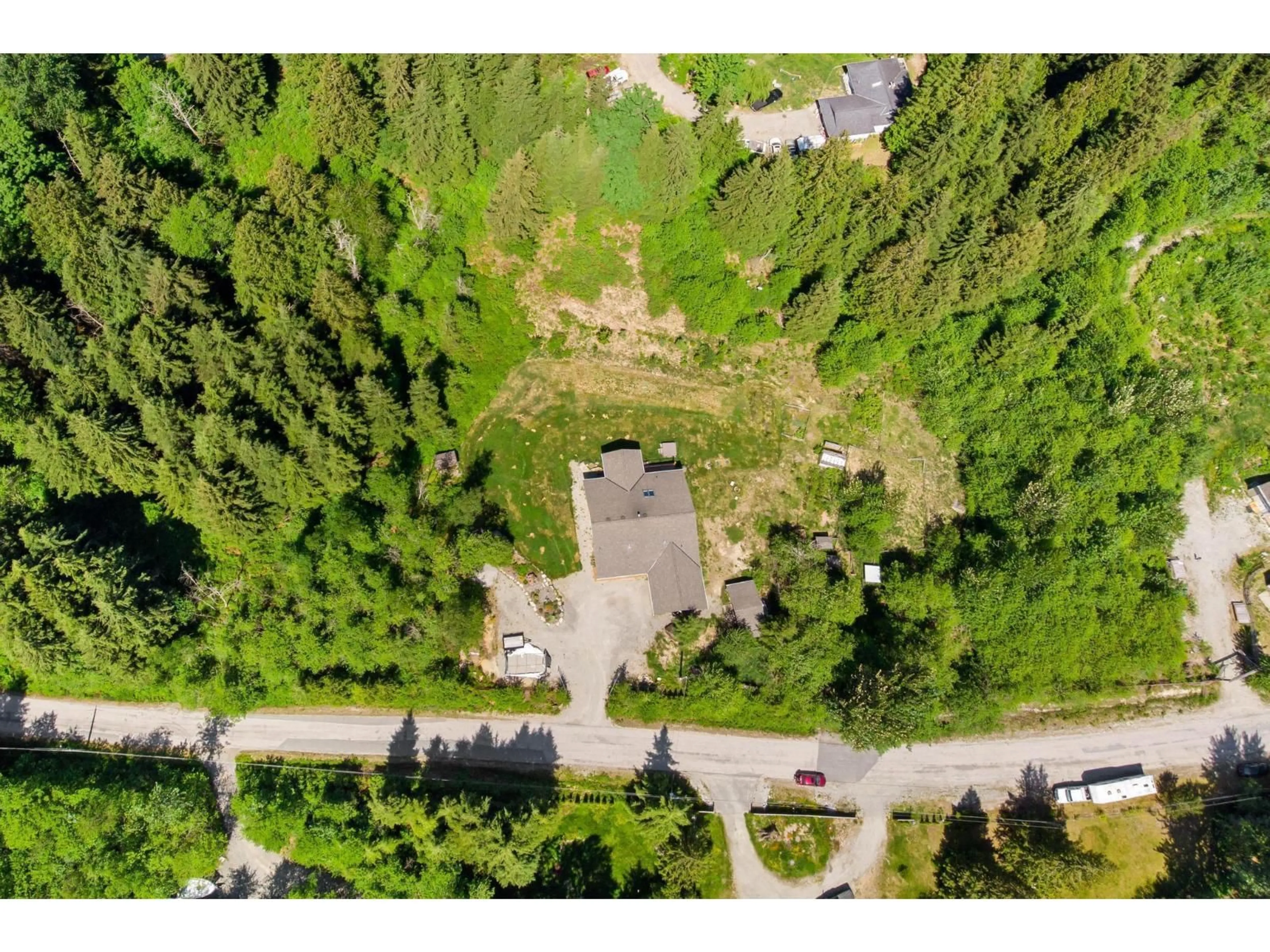 A pic from outside/outdoor area/front of a property/back of a property/a pic from drone, forest/trees view for 33553 JOHNSON STREET, Mission British Columbia V4S1L5