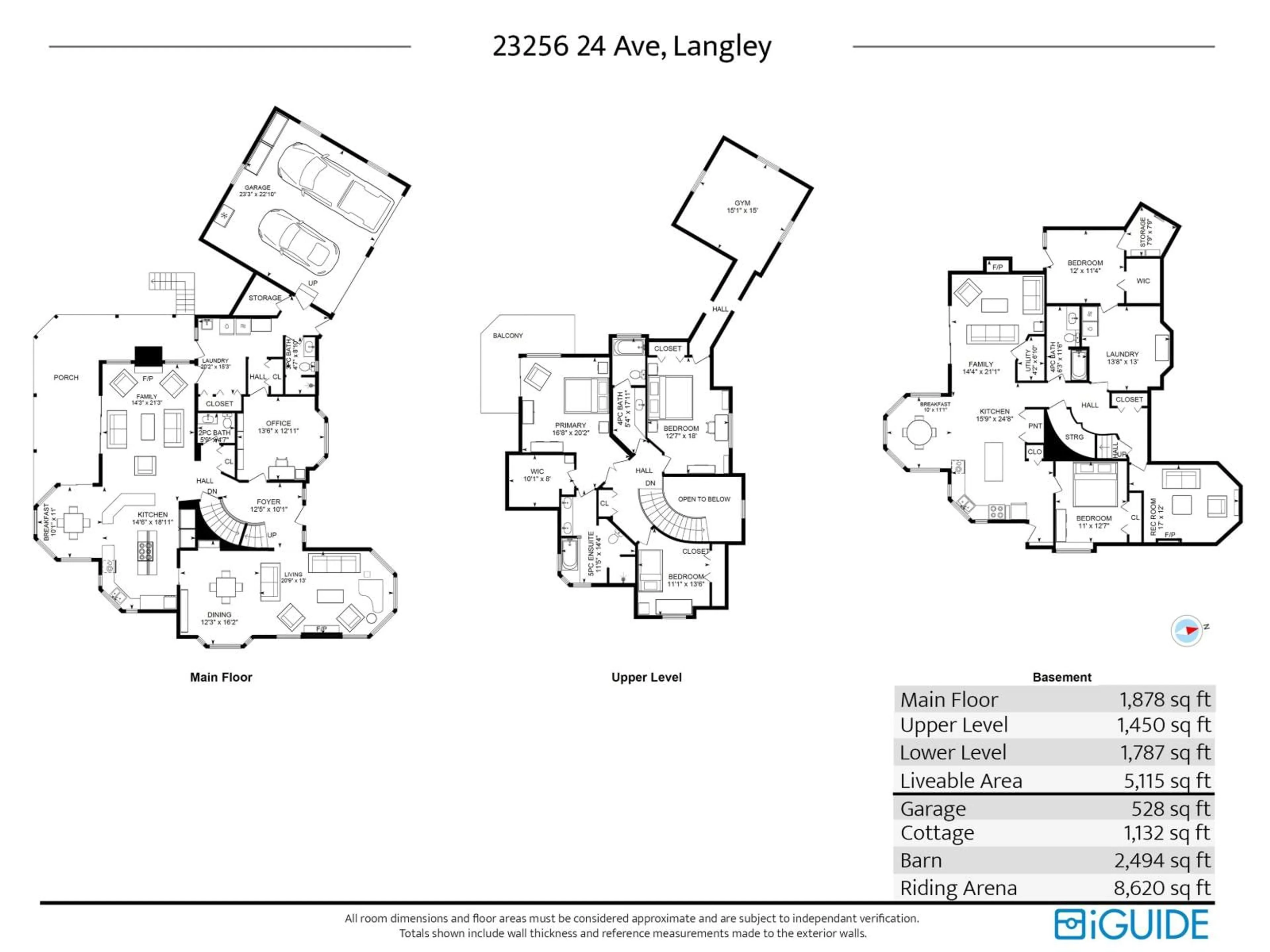 Floor plan for 23256 24 AVENUE, Langley British Columbia V2Z3A1