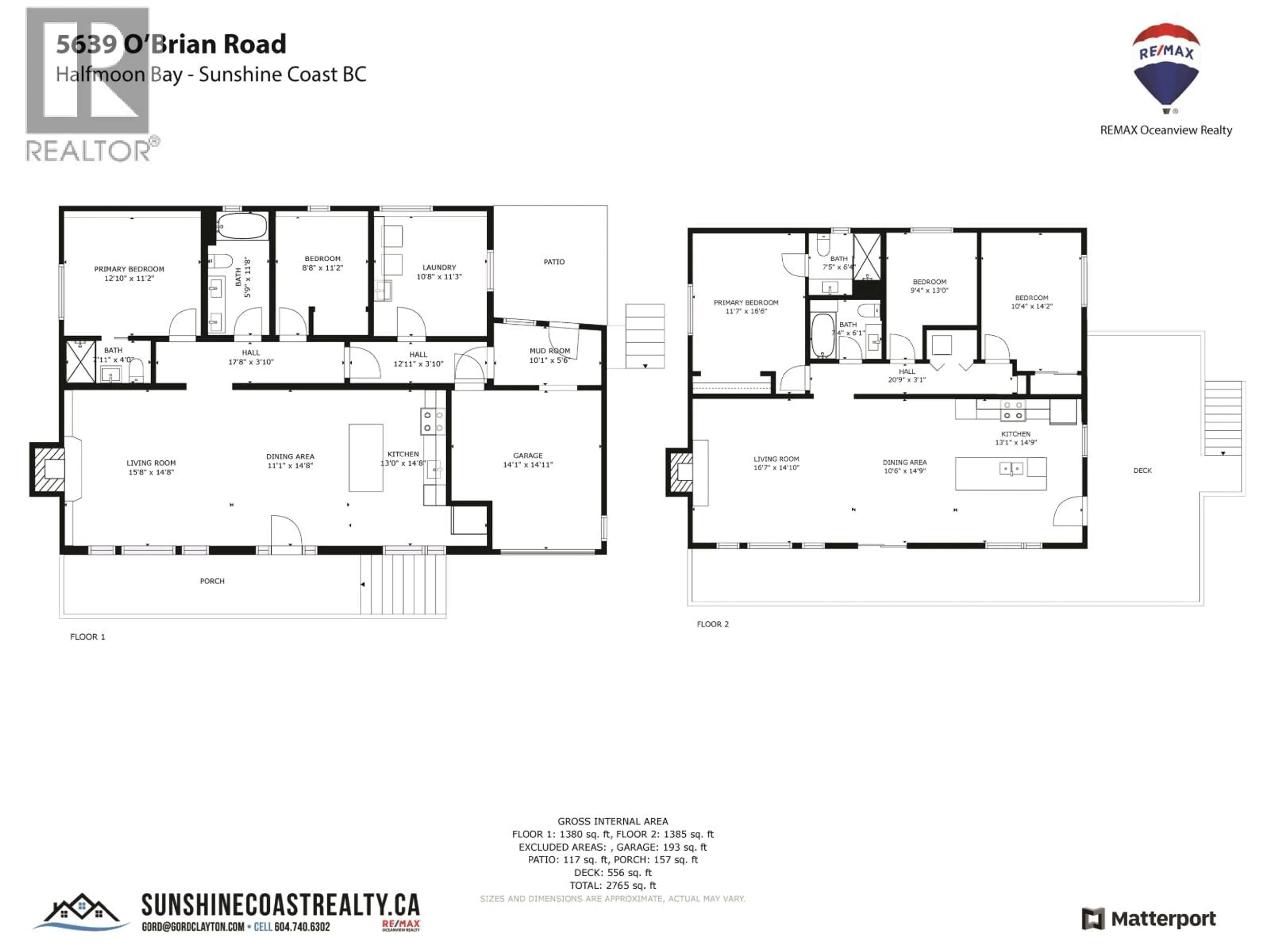 Floor plan for 5639 O'BRIAN ROAD, Halfmoon Bay British Columbia V7Z1E9