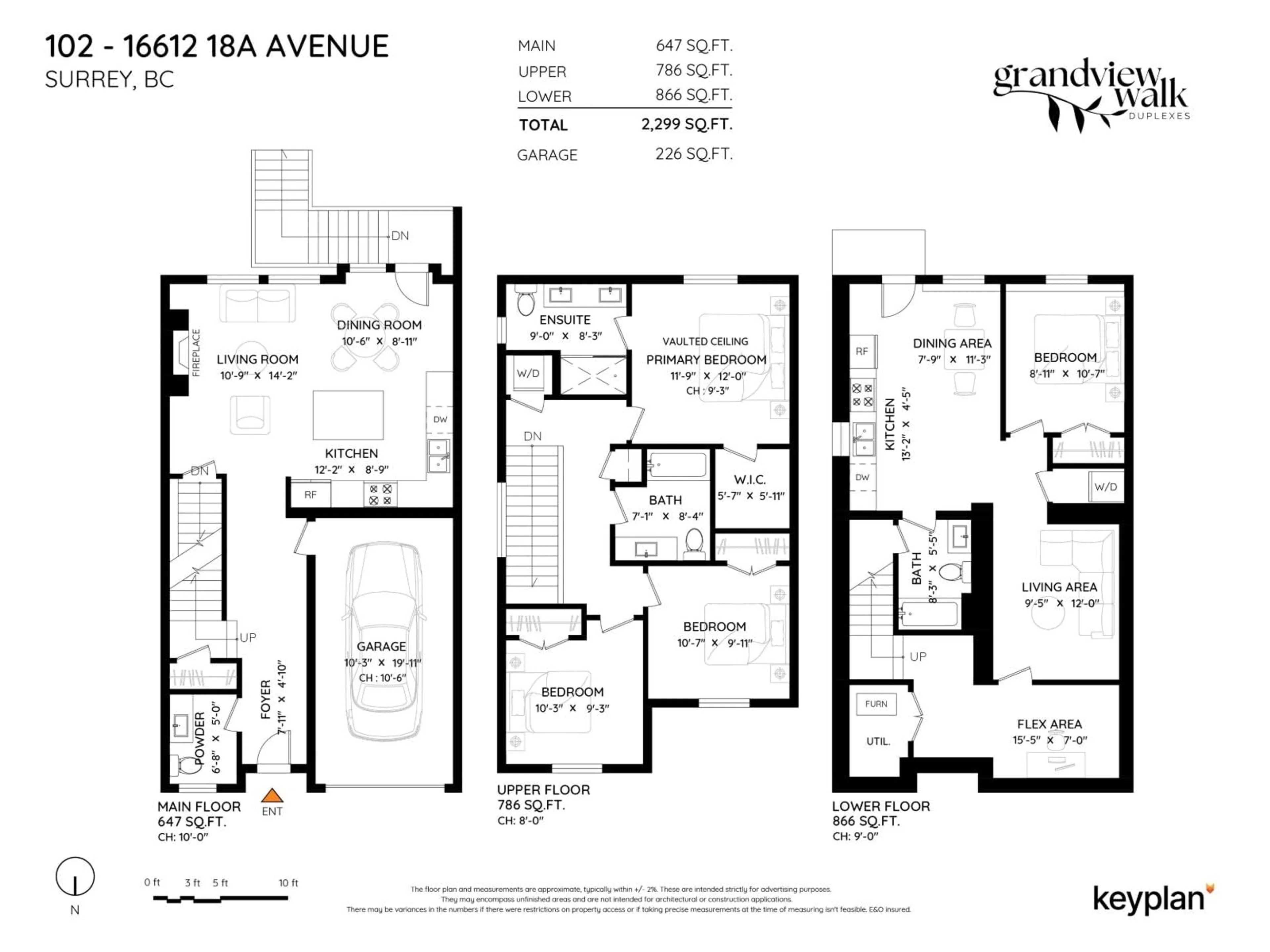 Floor plan for 102 - 16612 18A AVENUE, Surrey British Columbia V3Z9X5