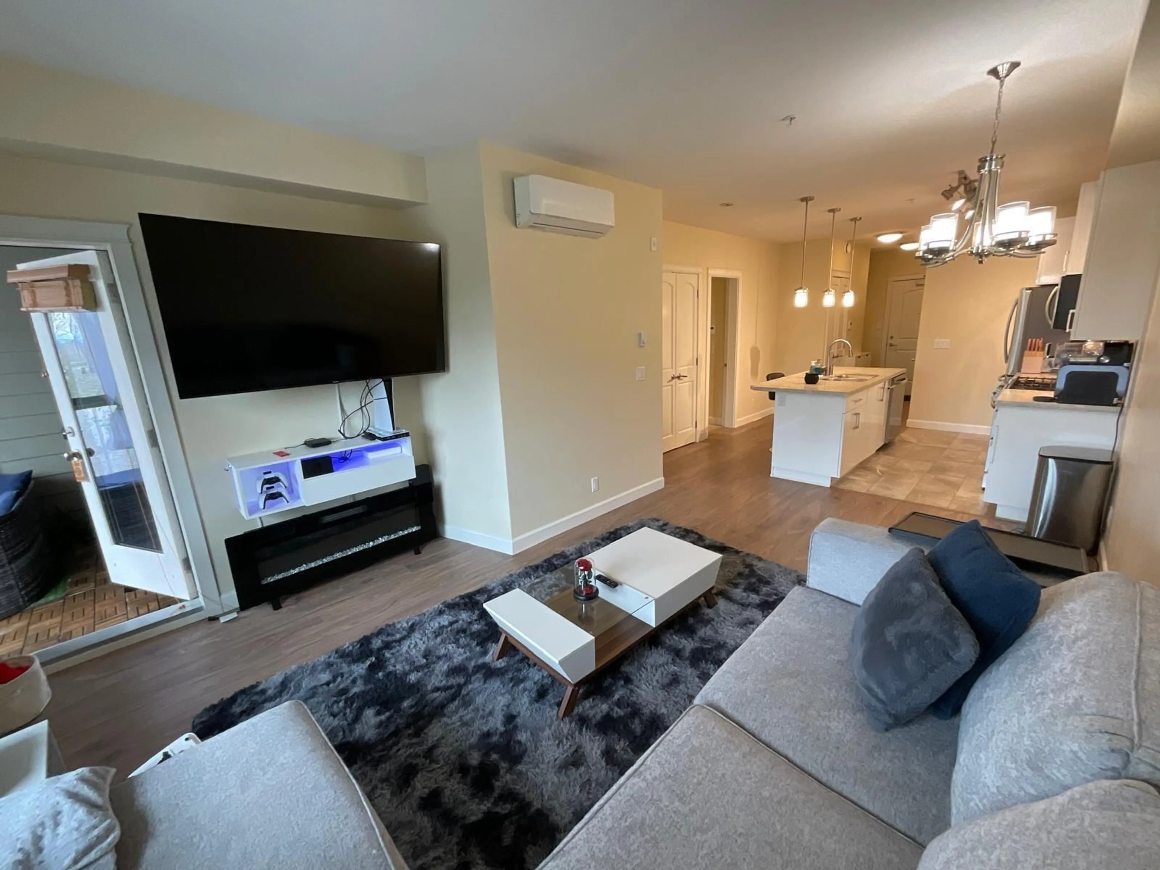 Living room with furniture, unknown for 401 - 8558 202B STREET, Langley British Columbia V2Y3L4