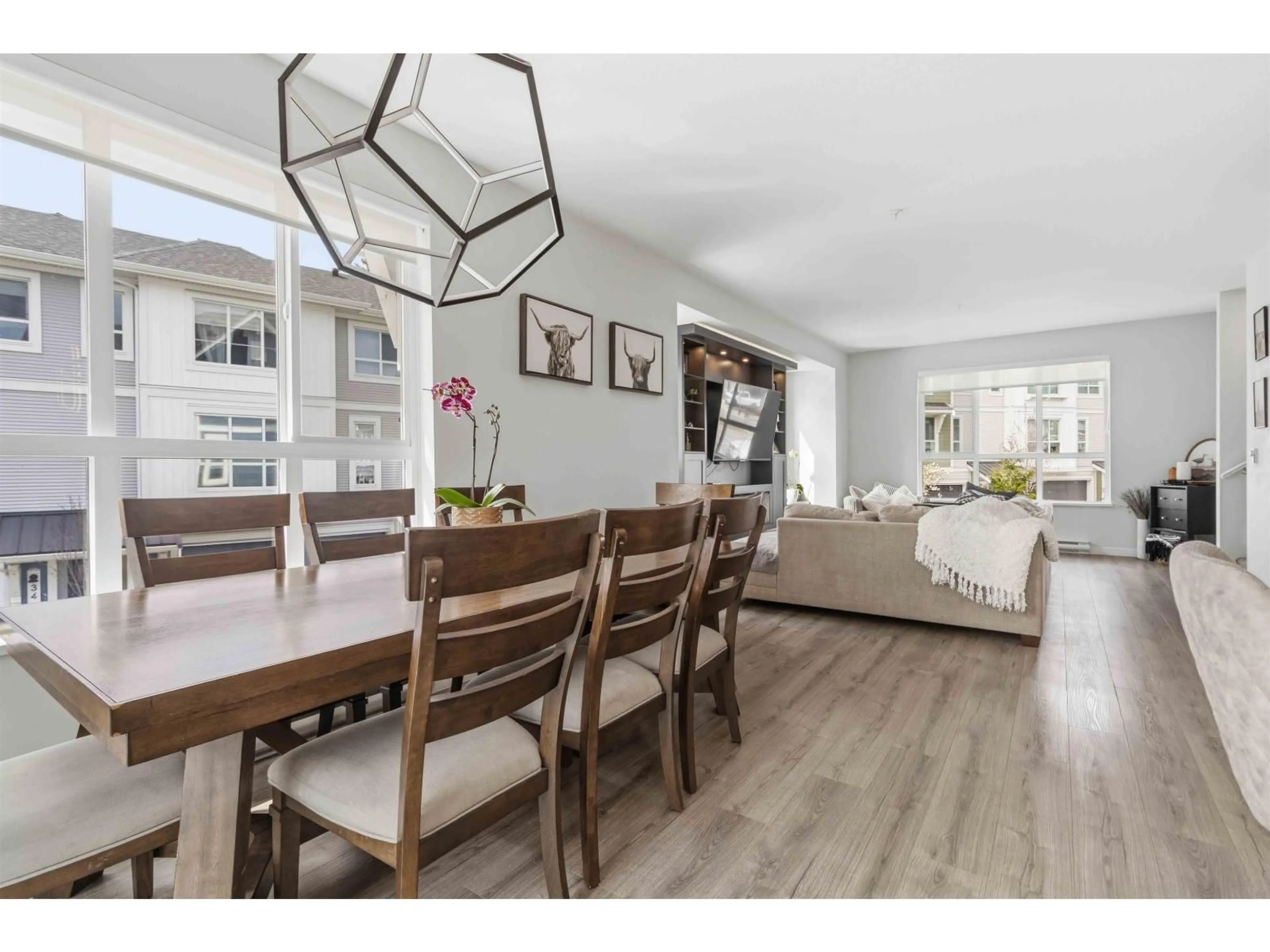 Dining room, wood/laminate floor for 116 - 8335 NELSON STREET, Mission British Columbia V4S0E4