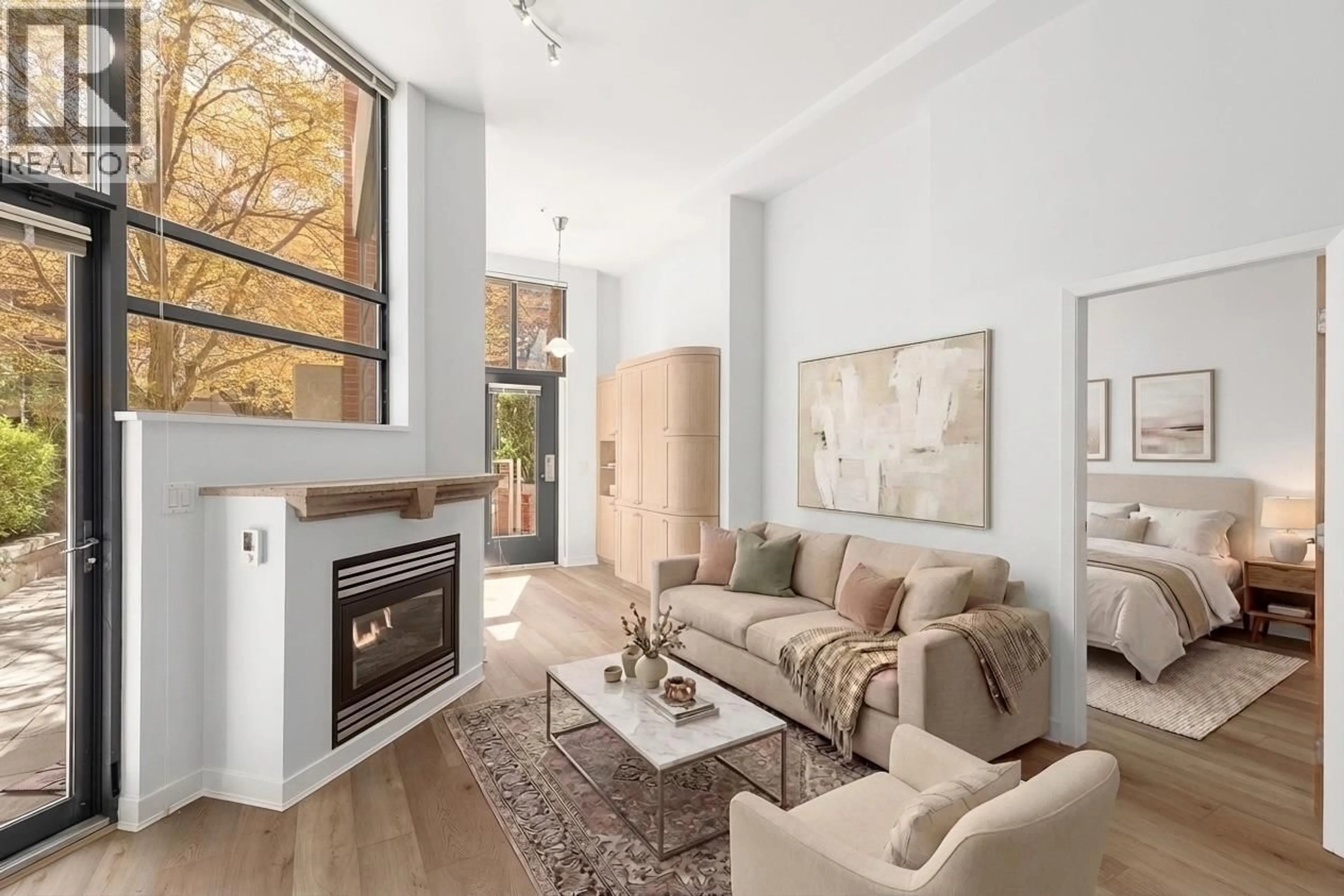 Living room with furniture, unknown for 102 - 2228 MARSTRAND AVENUE, Vancouver British Columbia V6K4T1