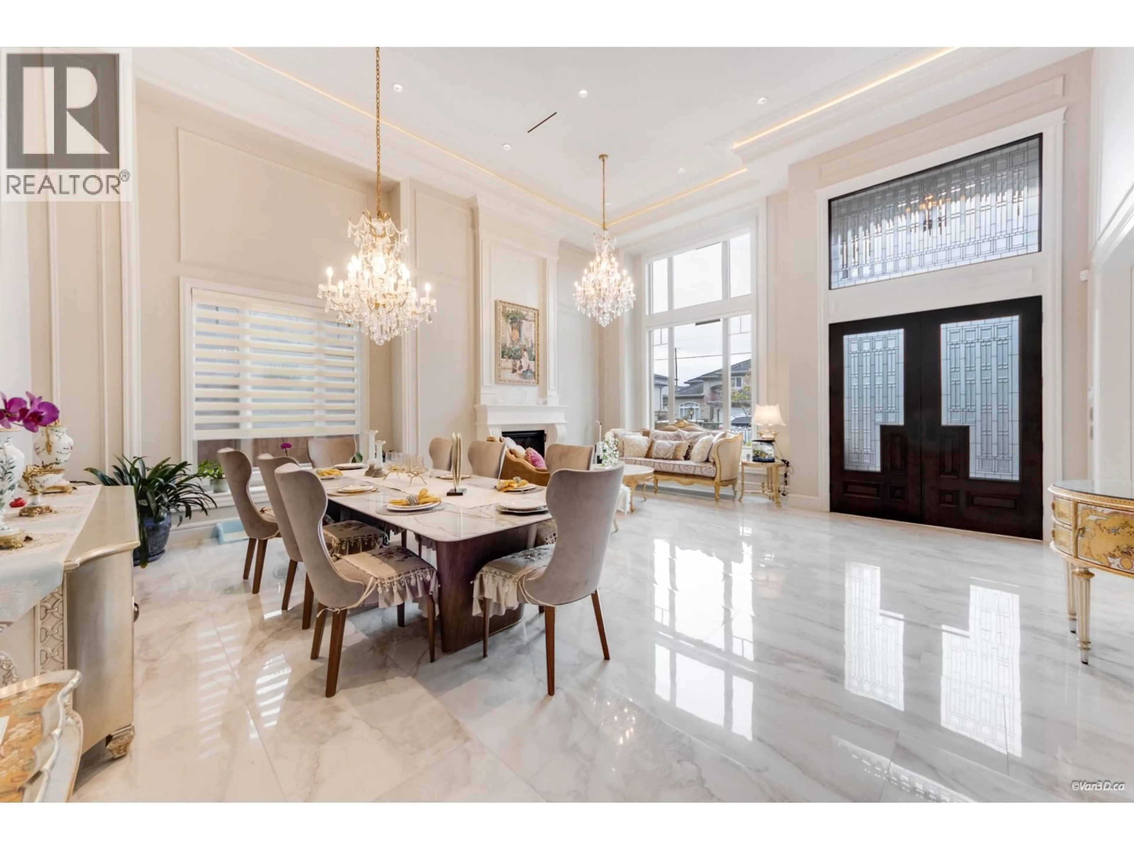 Dining room, ceramic/tile floor for 8520 ELSMORE ROAD, Richmond British Columbia V7C2A1