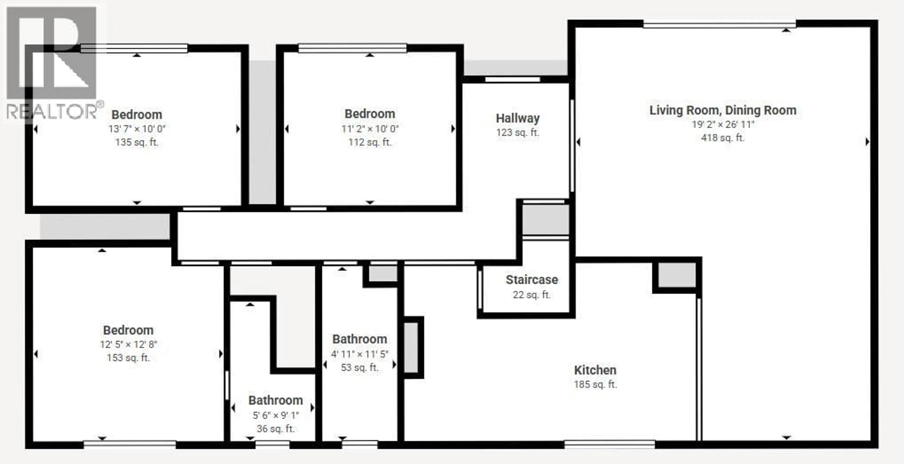 Floor plan for 140 LEONARD STREET, Quesnel British Columbia V2J3E5