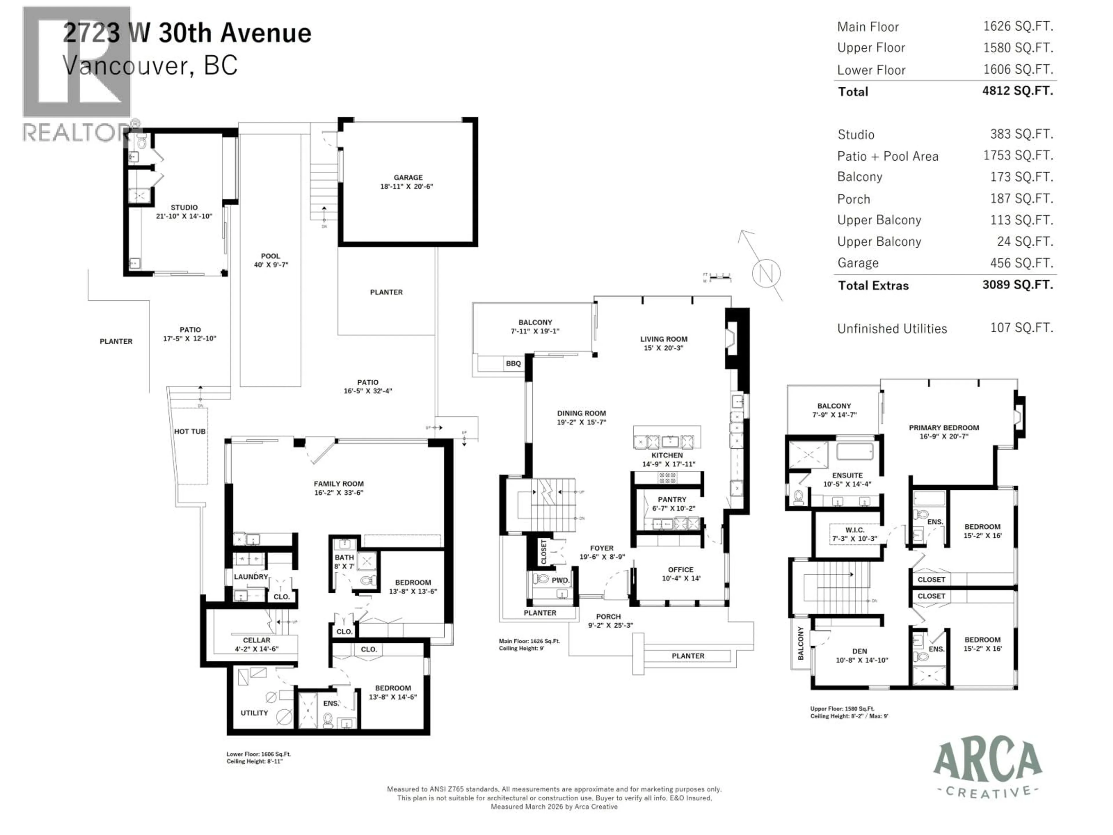 Floor plan for 2723 30TH AVENUE, Vancouver British Columbia V6L1Y8
