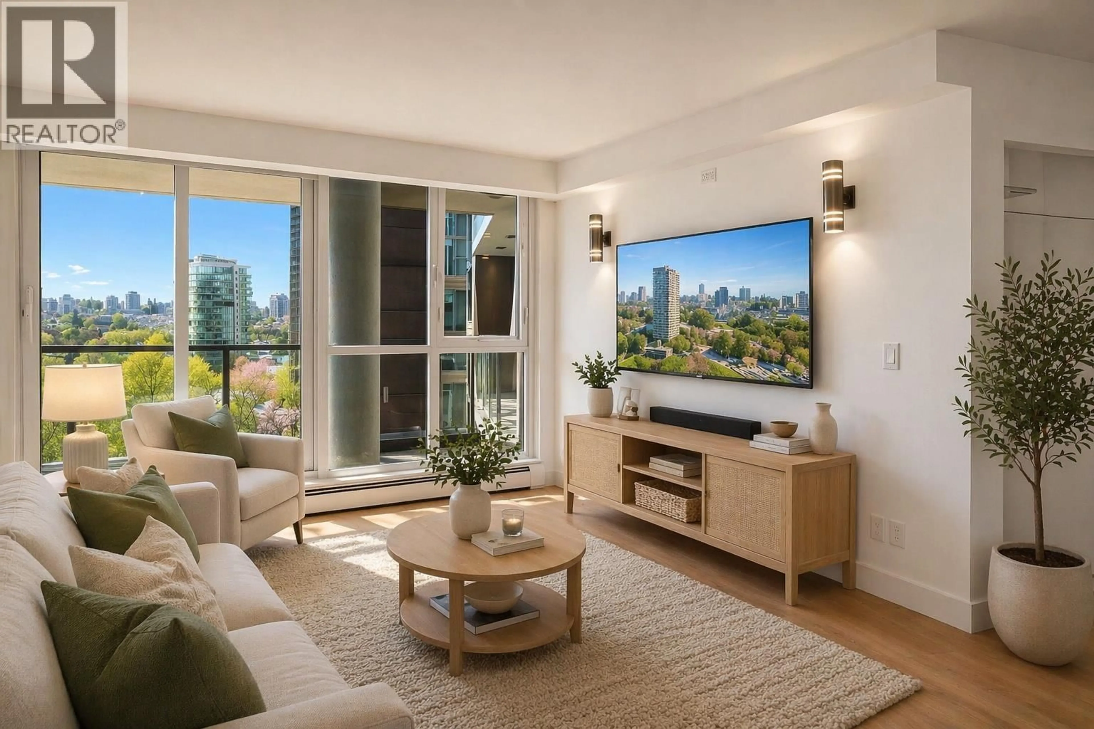 Living room with furniture, unknown for 802 - 1318 HOMER STREET, Vancouver British Columbia V6B6A7