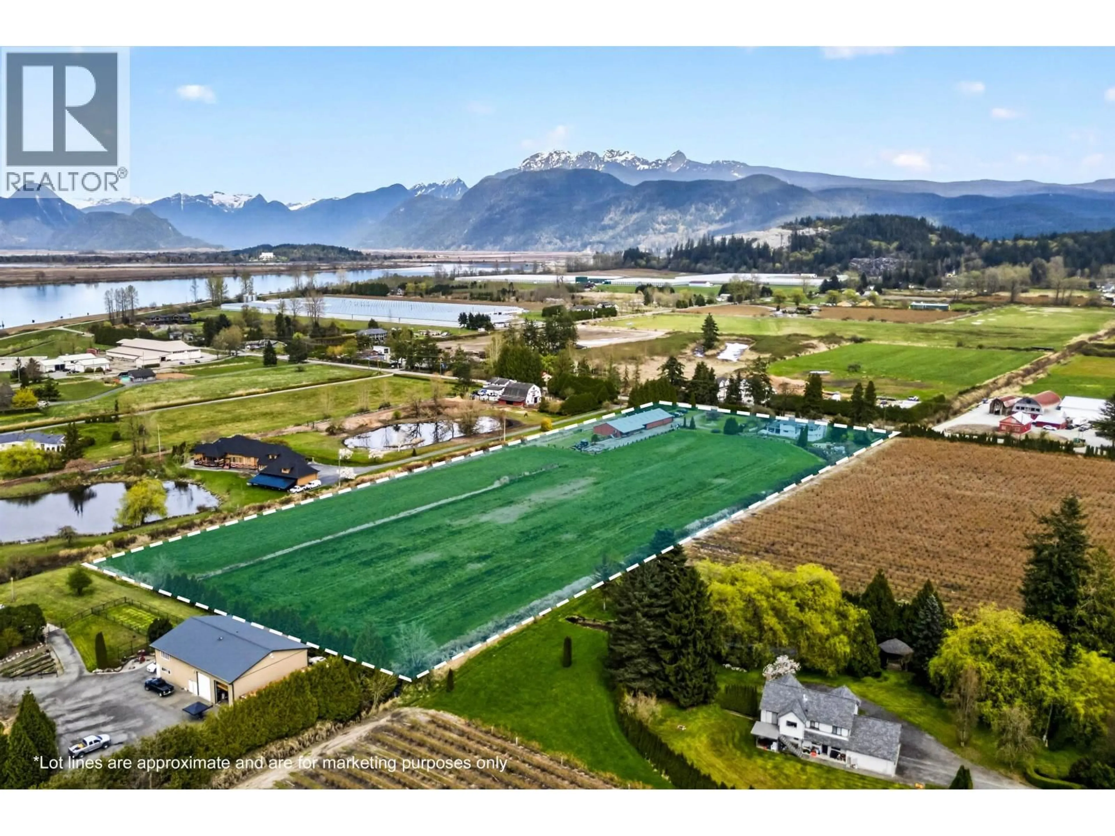 A pic from outside/outdoor area/front of a property/back of a property/a pic from drone, water/lake/river/ocean view for 15023 HARRIS ROAD, Pitt Meadows British Columbia V3Y1Z1