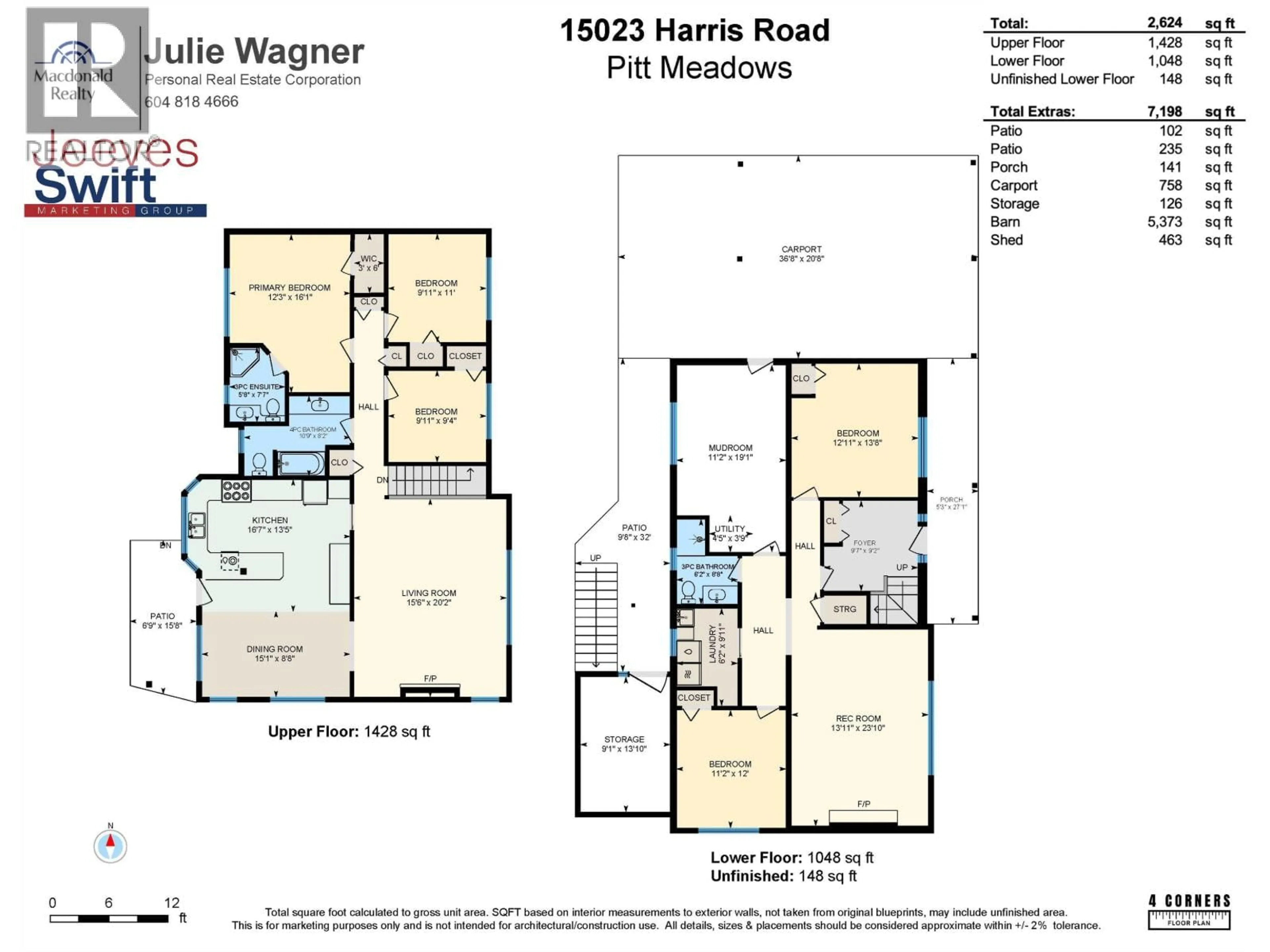 Floor plan for 15023 HARRIS ROAD, Pitt Meadows British Columbia V3Y1Z1