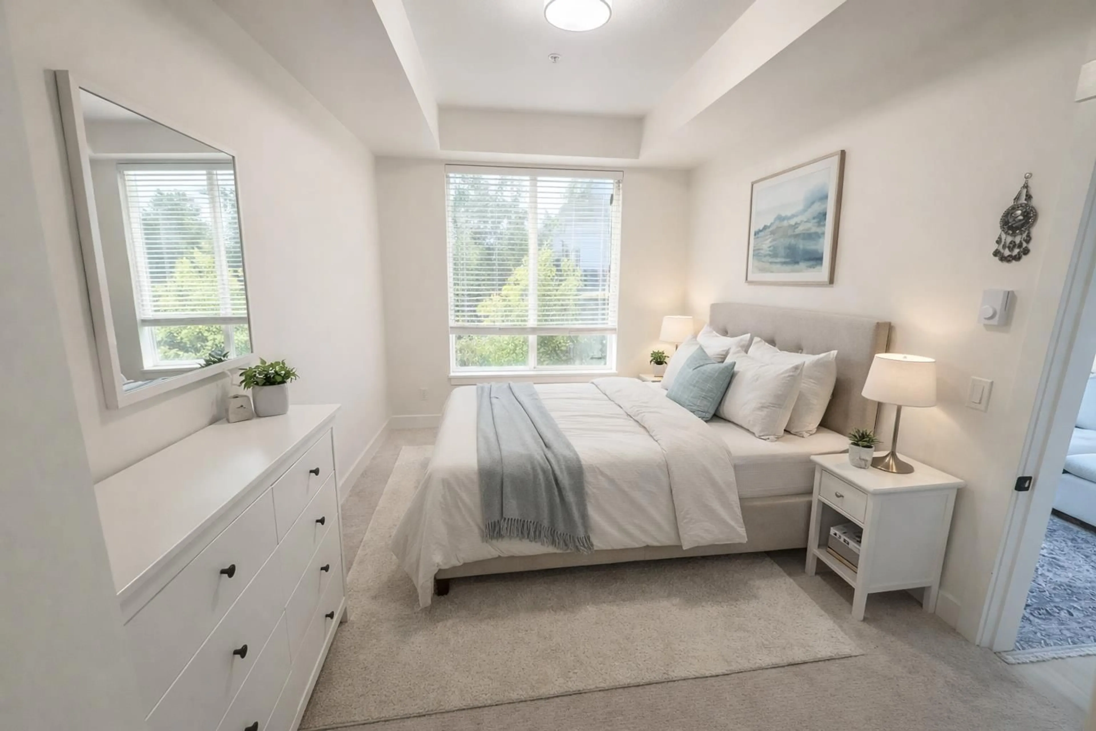 Bedroom with bed, unknown for 302 - 19935 75A AVENUE, Langley British Columbia V2Y4L6