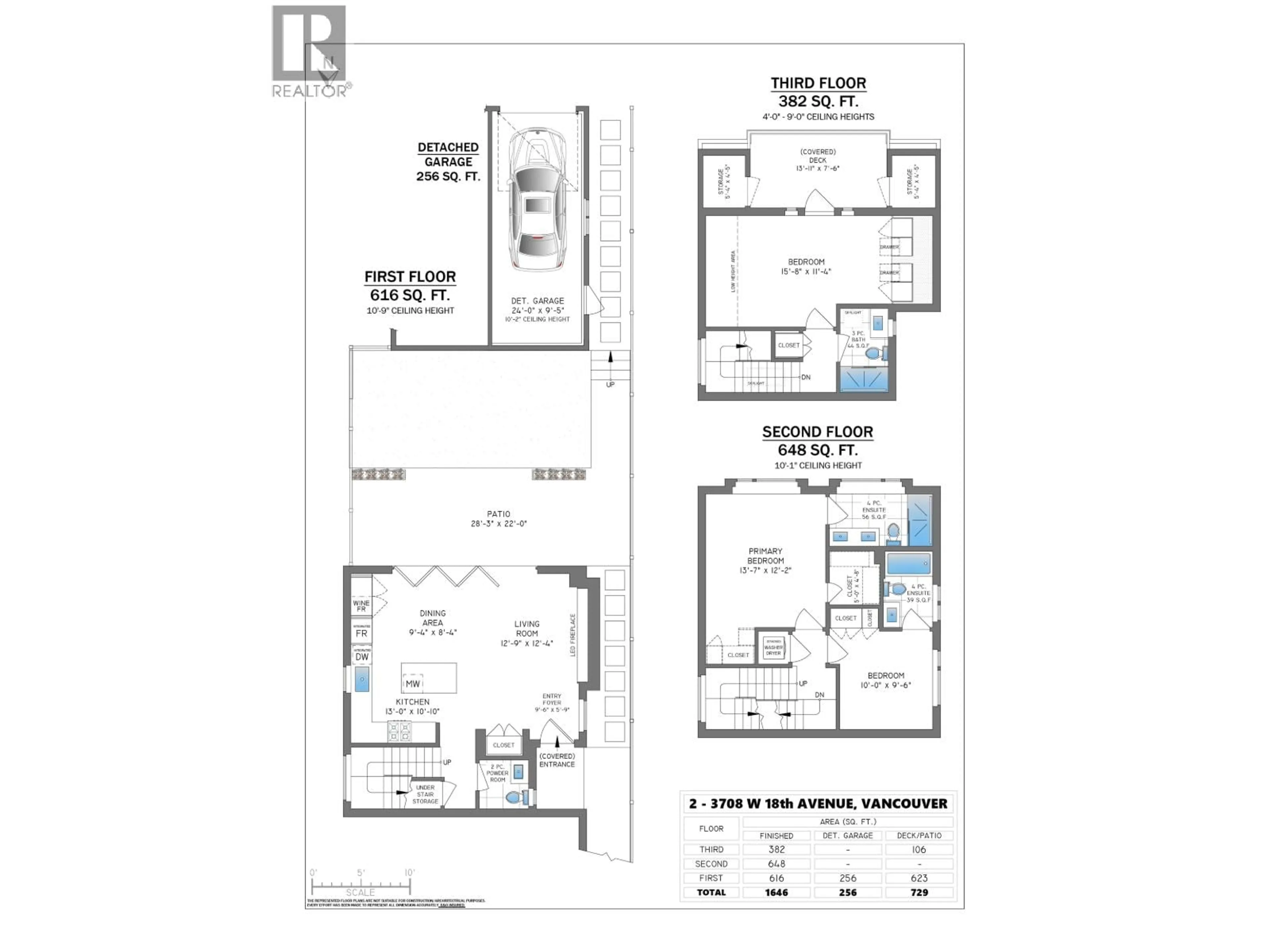 Floor plan for 2 - 3708 18TH AVENUE, Vancouver British Columbia V6S1B2
