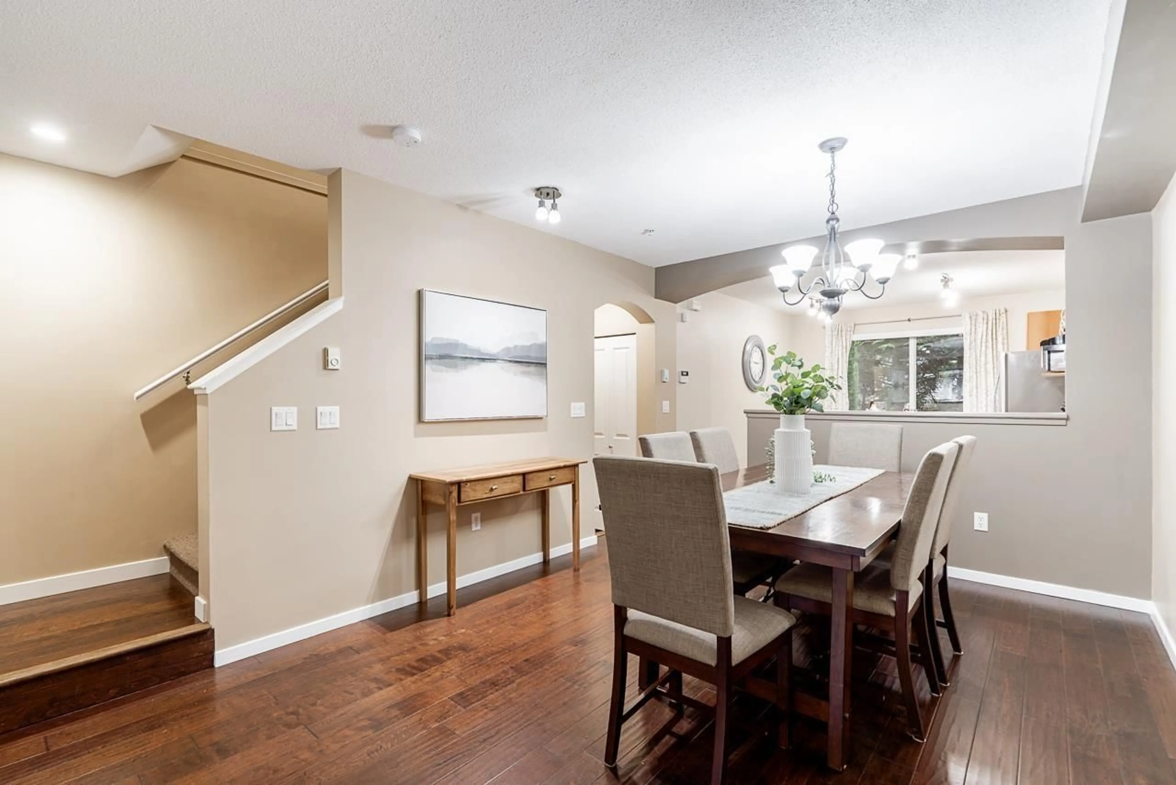 Dining room, wood/laminate floor for 120 - 6747 203 STREET, Langley British Columbia V2Y3B5