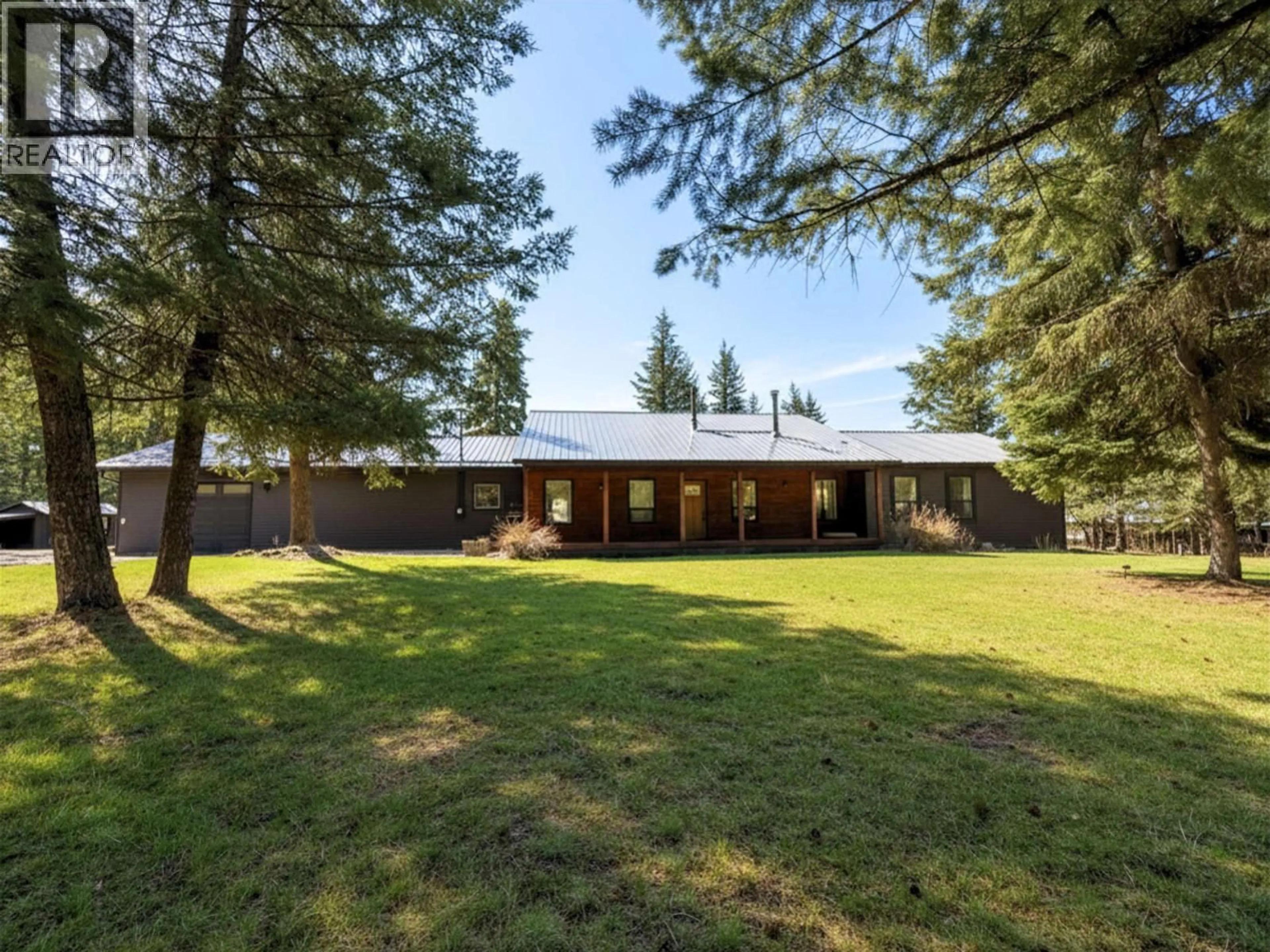 A pic from outside/outdoor area/front of a property/back of a property/a pic from drone, forest/trees view for 2852 PINNACLES ROAD, Quesnel British Columbia V2J7G9