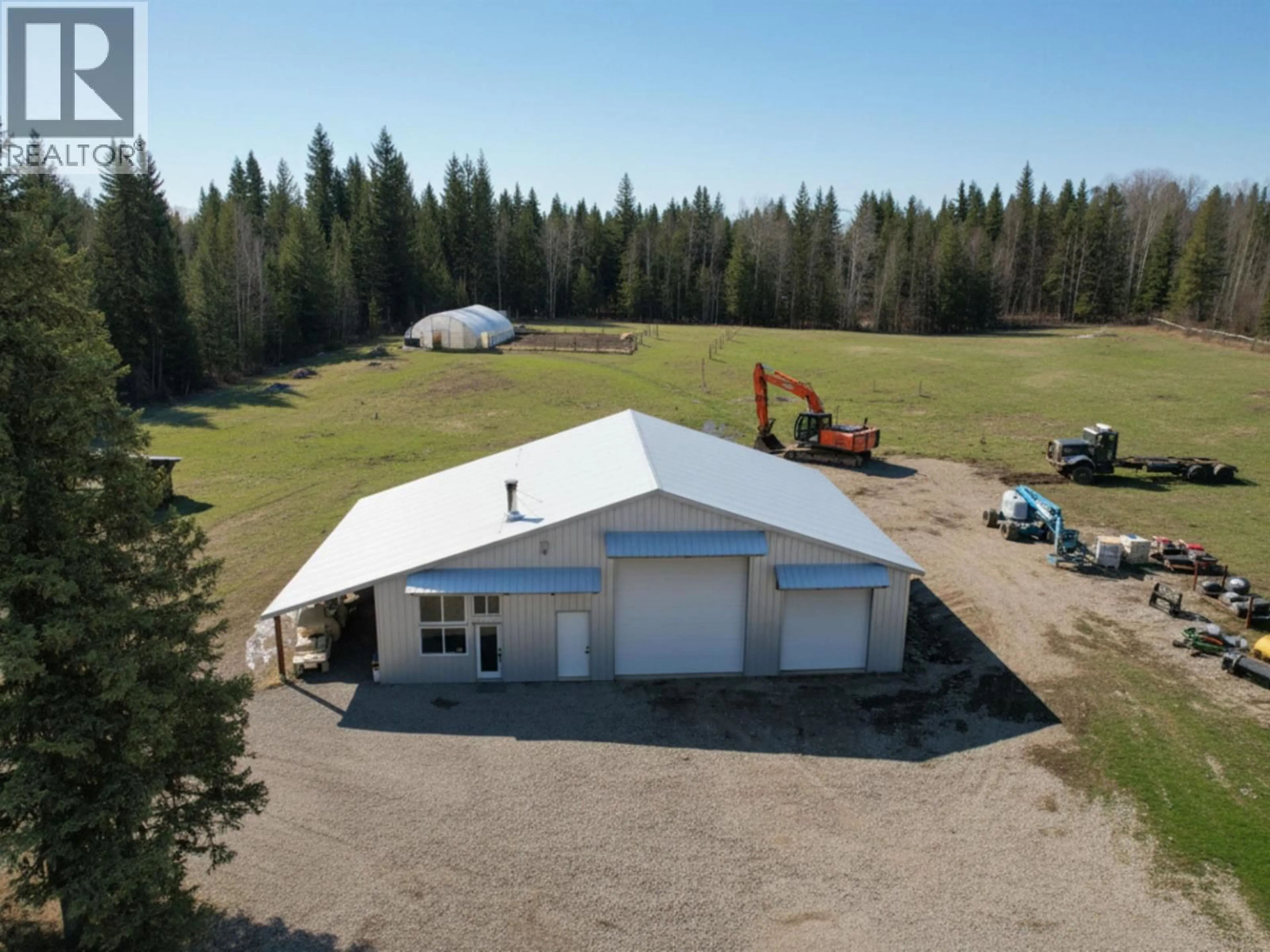 A pic from outside/outdoor area/front of a property/back of a property/a pic from drone, building for 2852 PINNACLES ROAD, Quesnel British Columbia V2J7G9