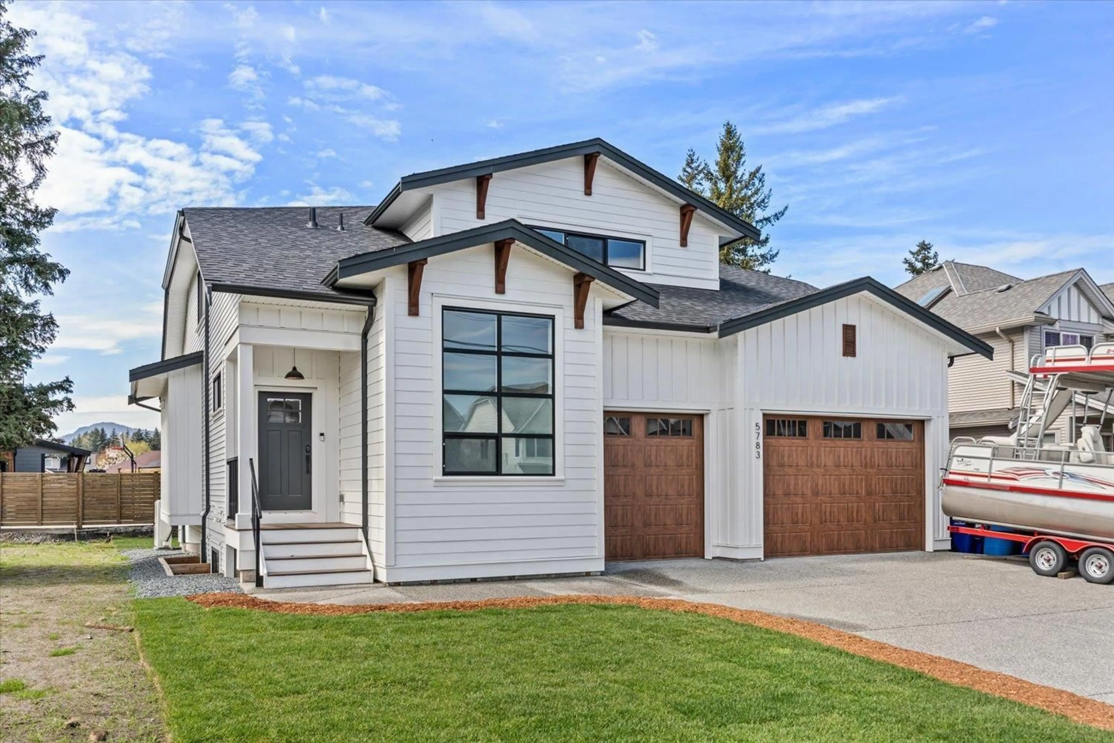 Home with brick exterior material, street for 5783 CARTER ROAD, Chilliwack British Columbia V2R3K1