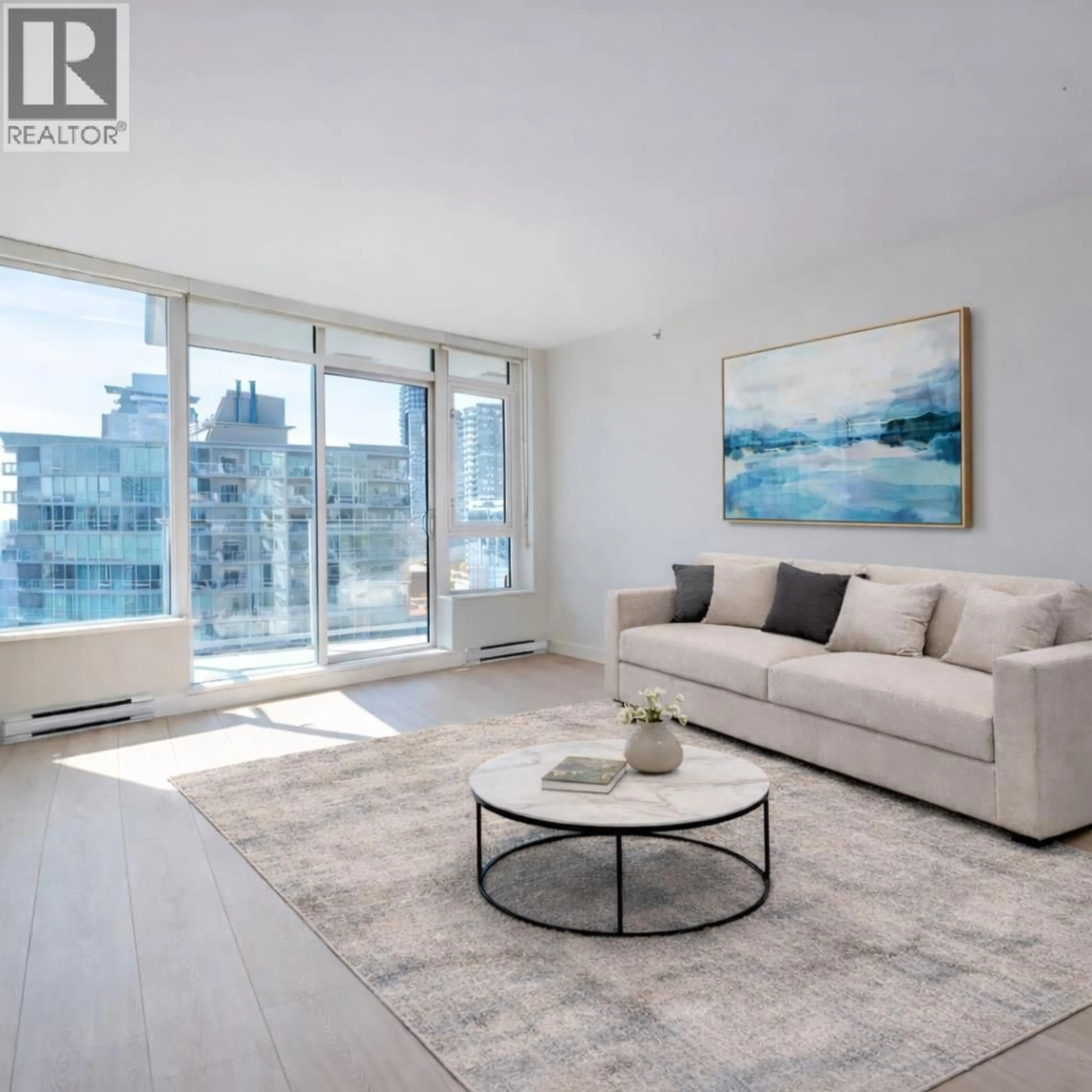 Living room with furniture, unknown for 1612 - 668 COLUMBIA STREET, New Westminster British Columbia V3M1A9