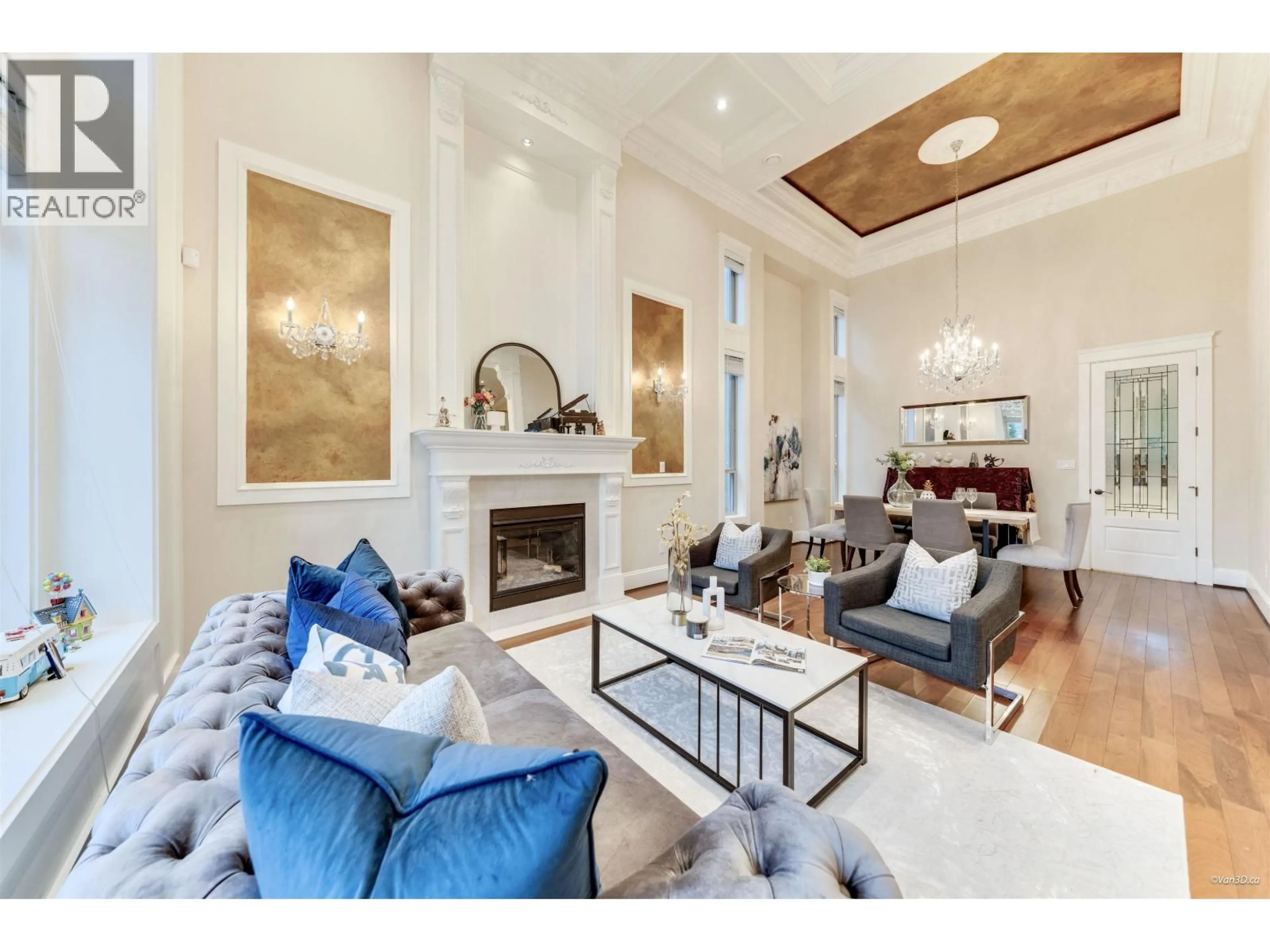 Living room with furniture, unknown for 5491 CATHAY ROAD, Richmond British Columbia V7C3C9