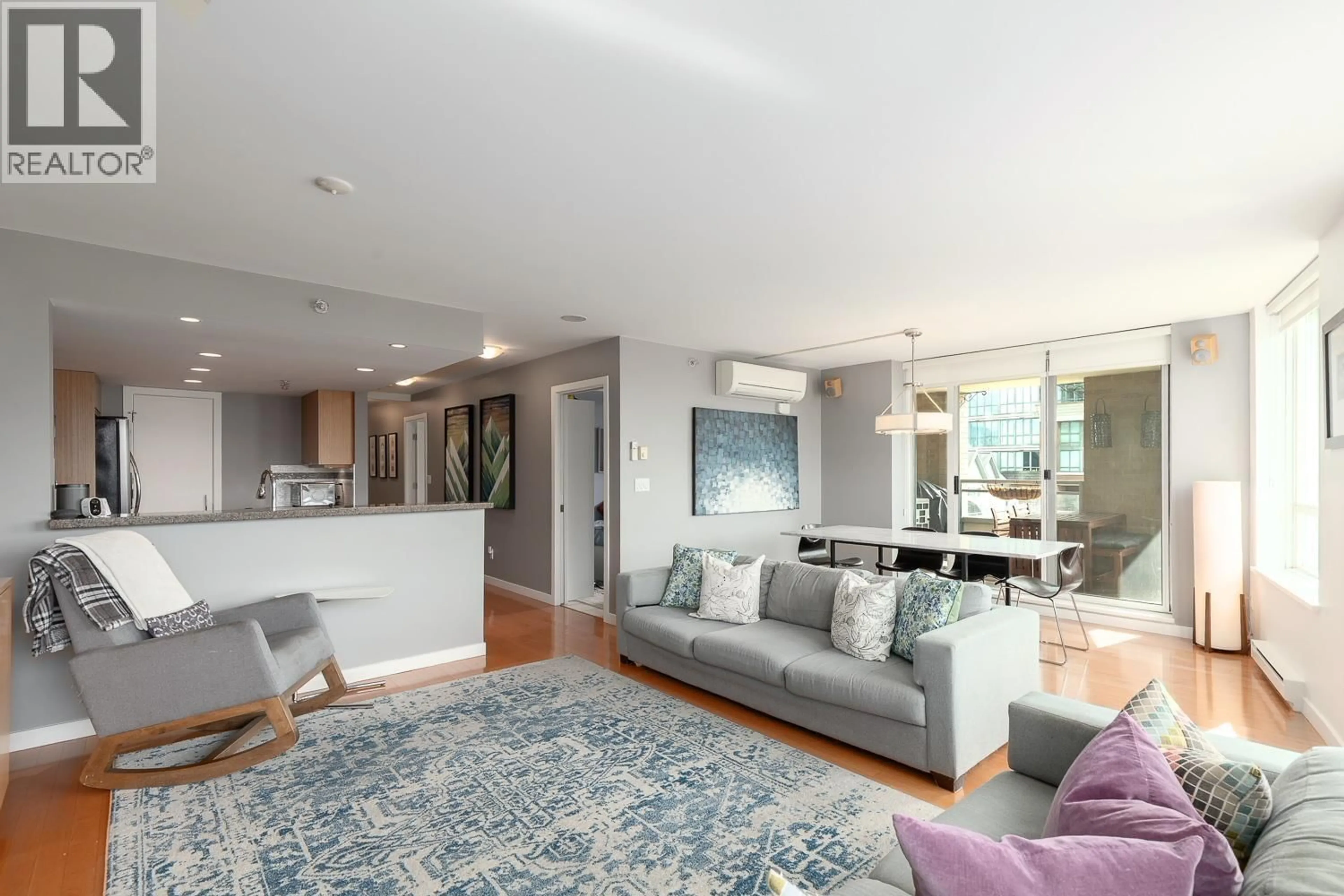 Living room with furniture, unknown for 605 - 120 MILROSS AVENUE, Vancouver British Columbia V6A4K7