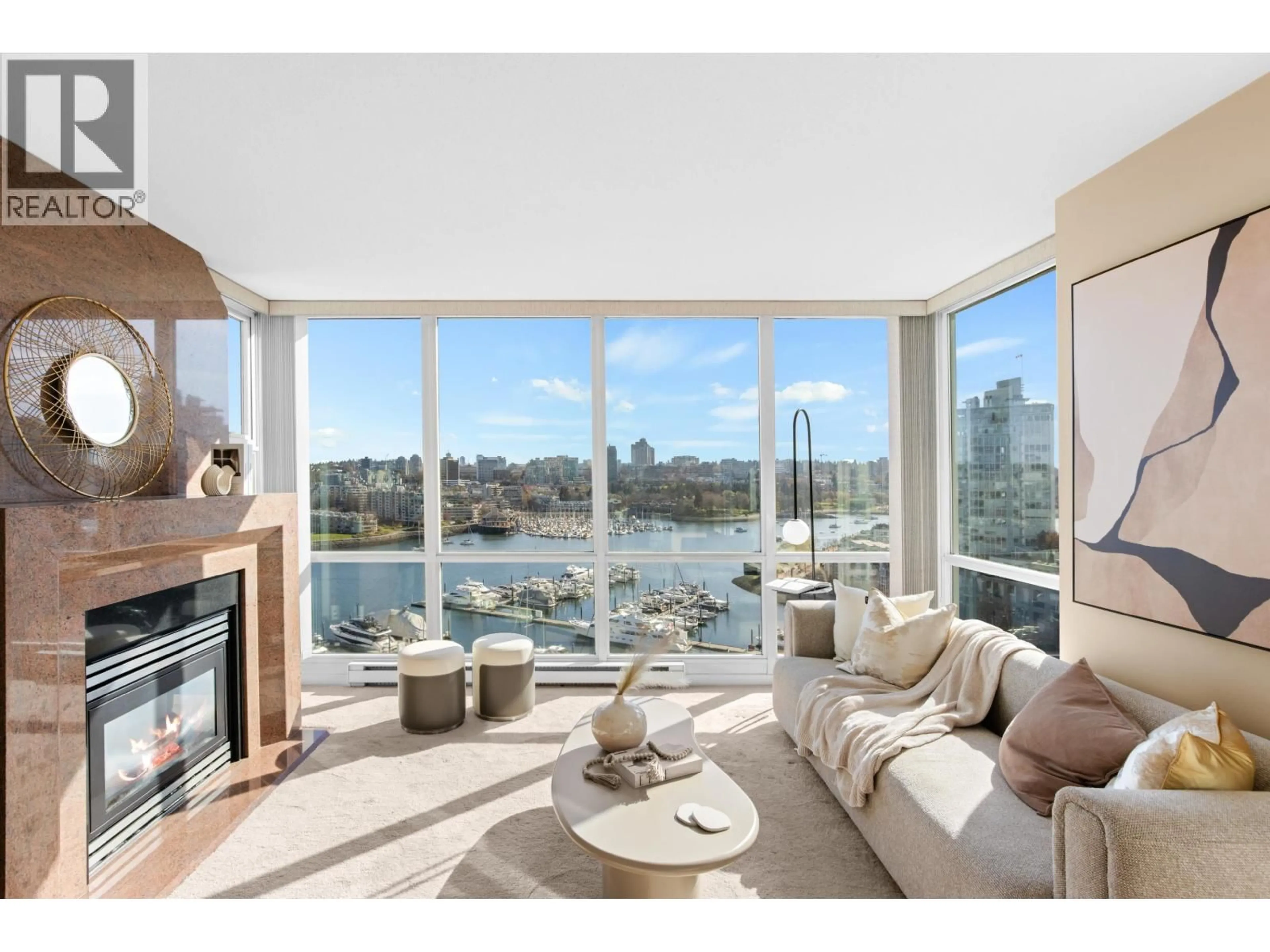 Living room with furniture, unknown for 1703 - 1077 MARINASIDE CRESCENT, Vancouver British Columbia V6Z2Z5