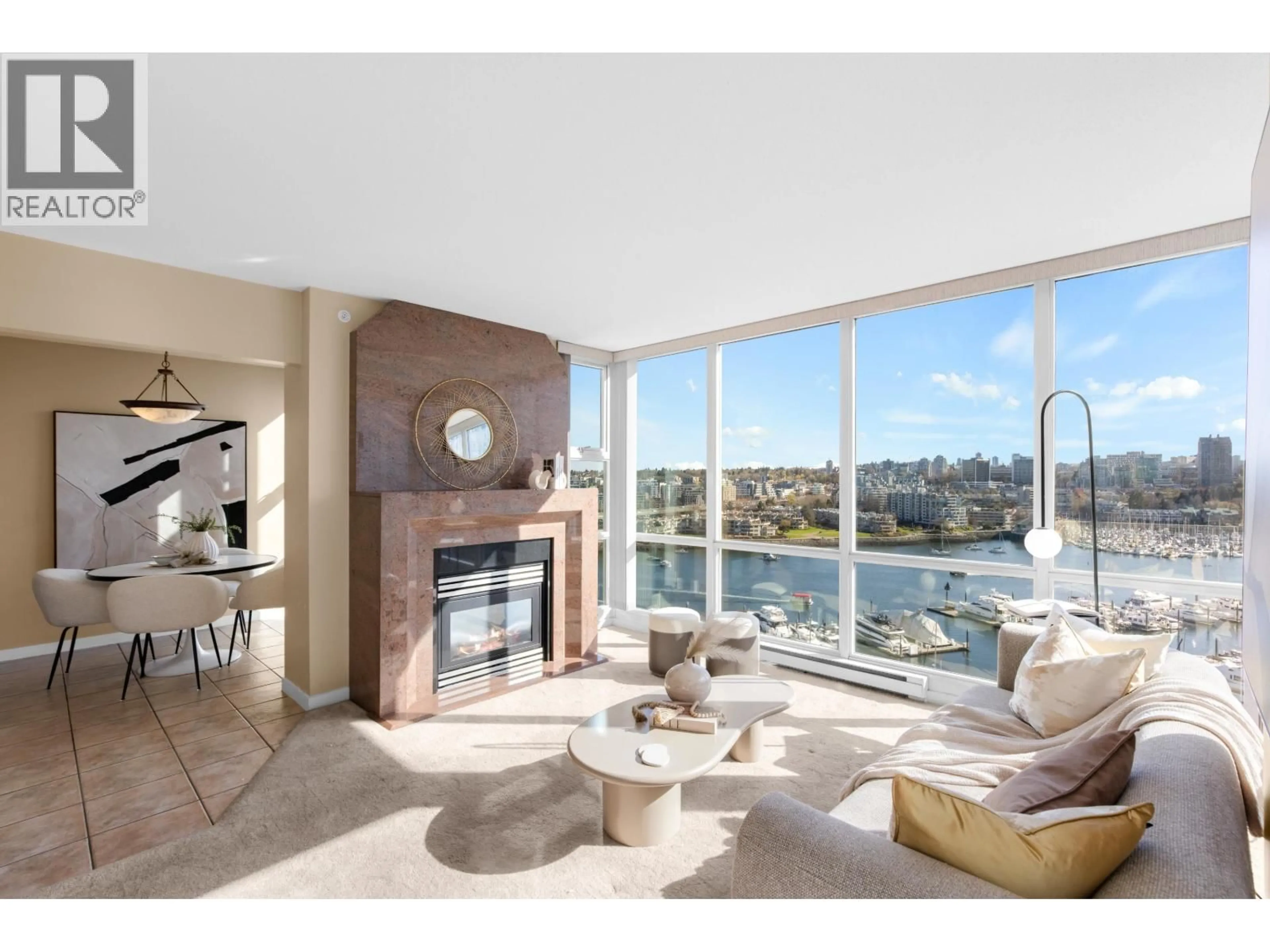 Living room with furniture, unknown for 1703 - 1077 MARINASIDE CRESCENT, Vancouver British Columbia V6Z2Z5