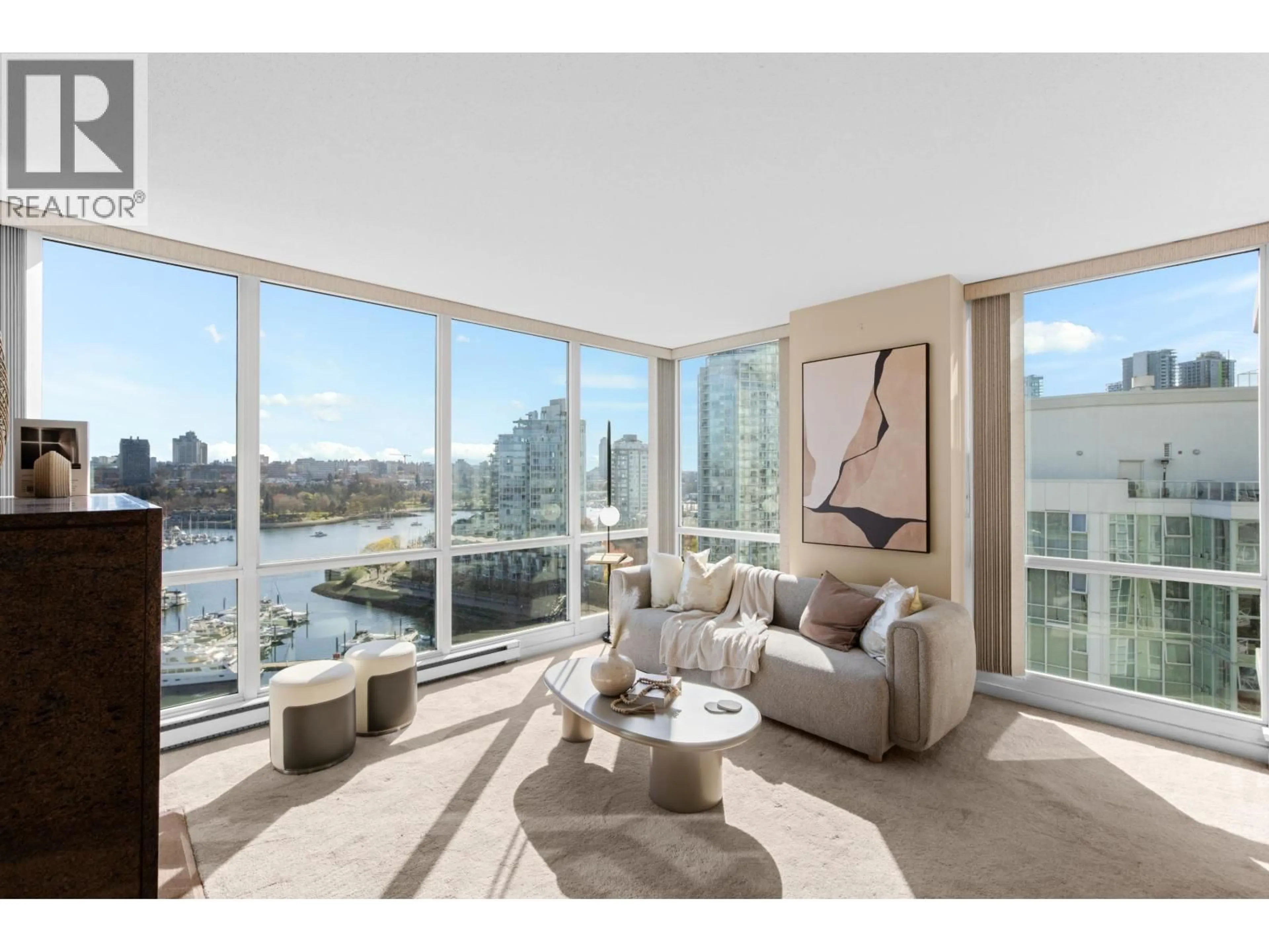 Living room with furniture, unknown for 1703 - 1077 MARINASIDE CRESCENT, Vancouver British Columbia V6Z2Z5