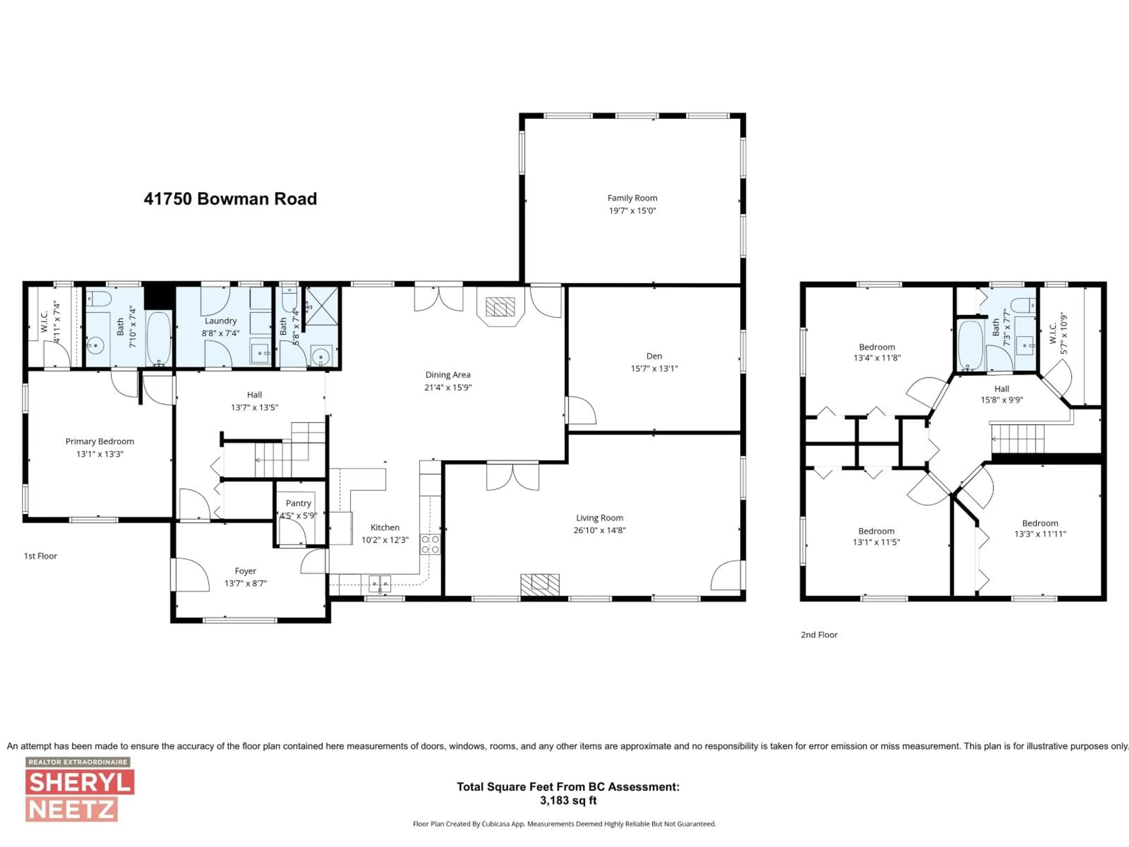 Floor plan for 41750 BOWMAN ROAD, Yarrow British Columbia V2R5G8