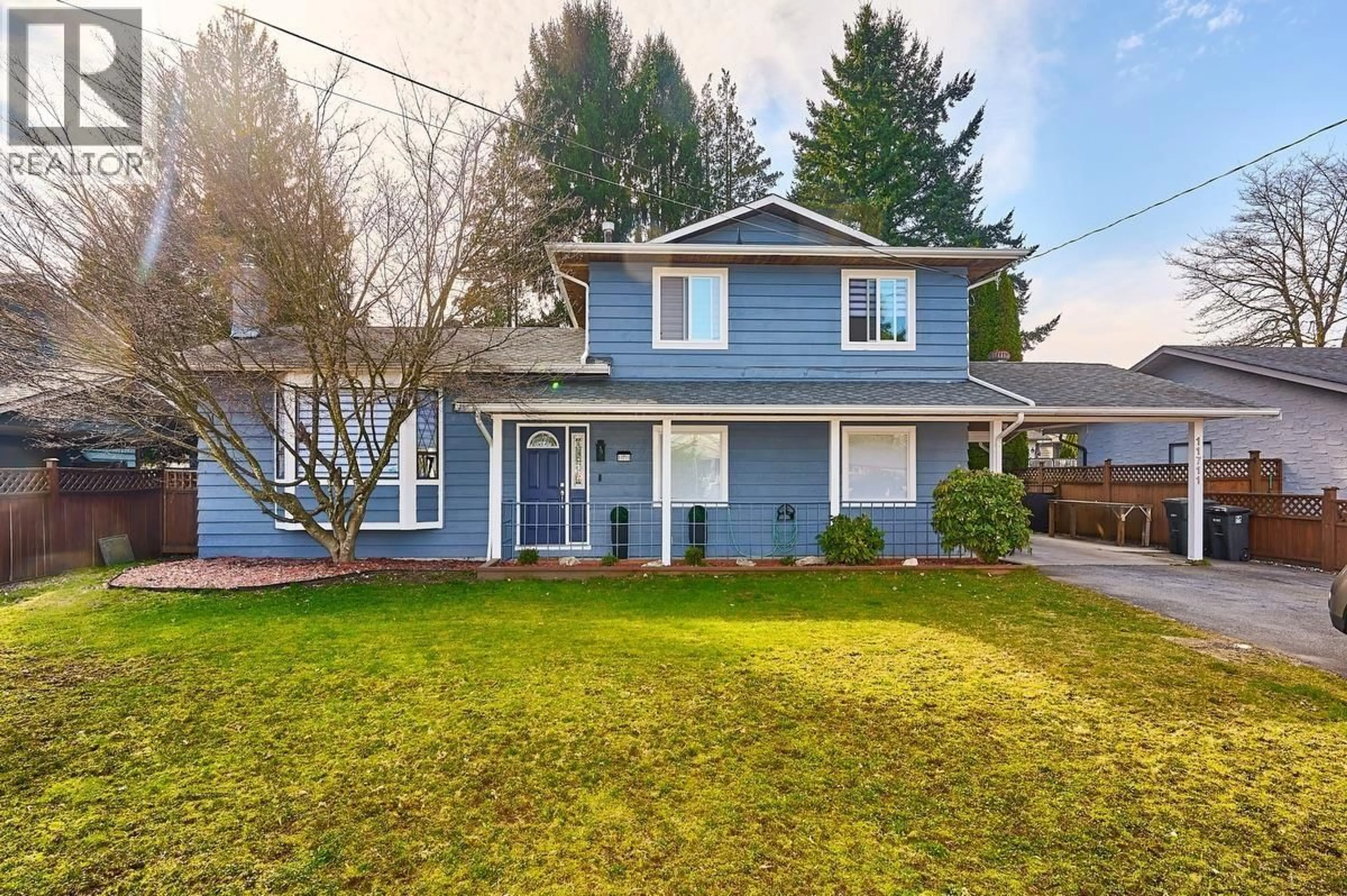 Home with vinyl exterior material, street for 11711 BLAKELY ROAD, Pitt Meadows British Columbia V3Y1H2