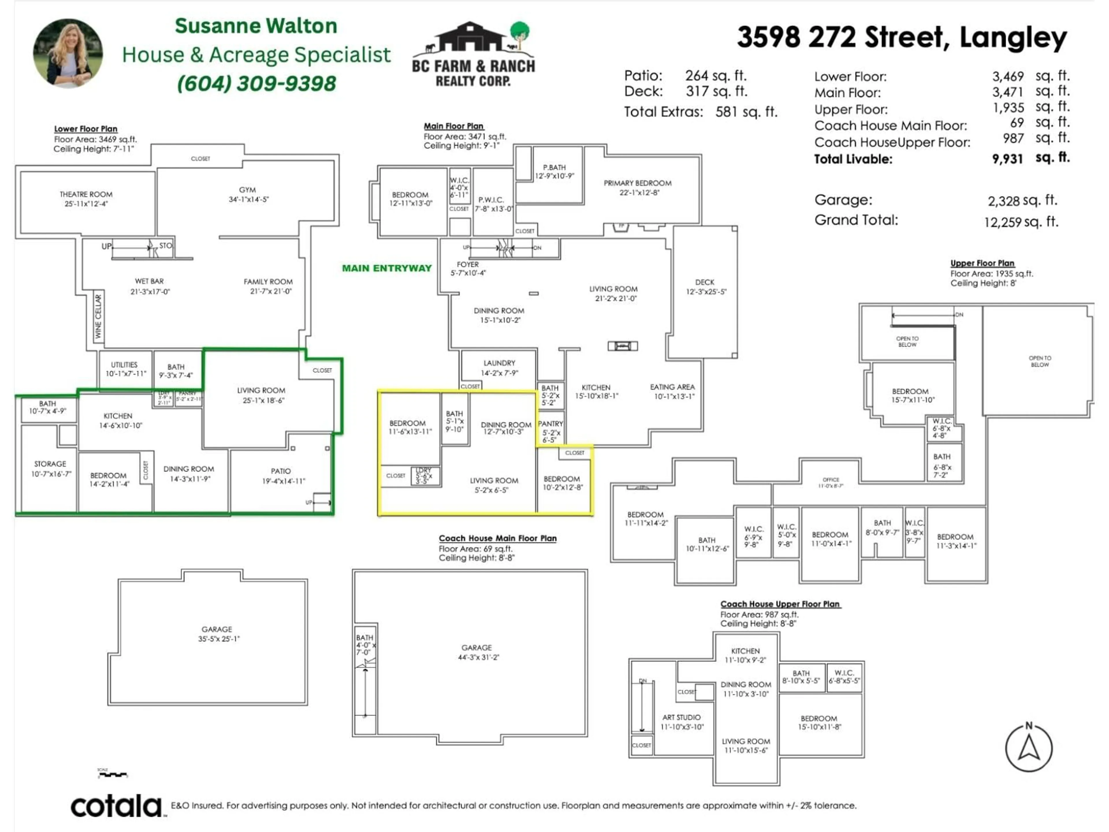 Floor plan for 3598 272 STREET, Langley British Columbia V4W1R6