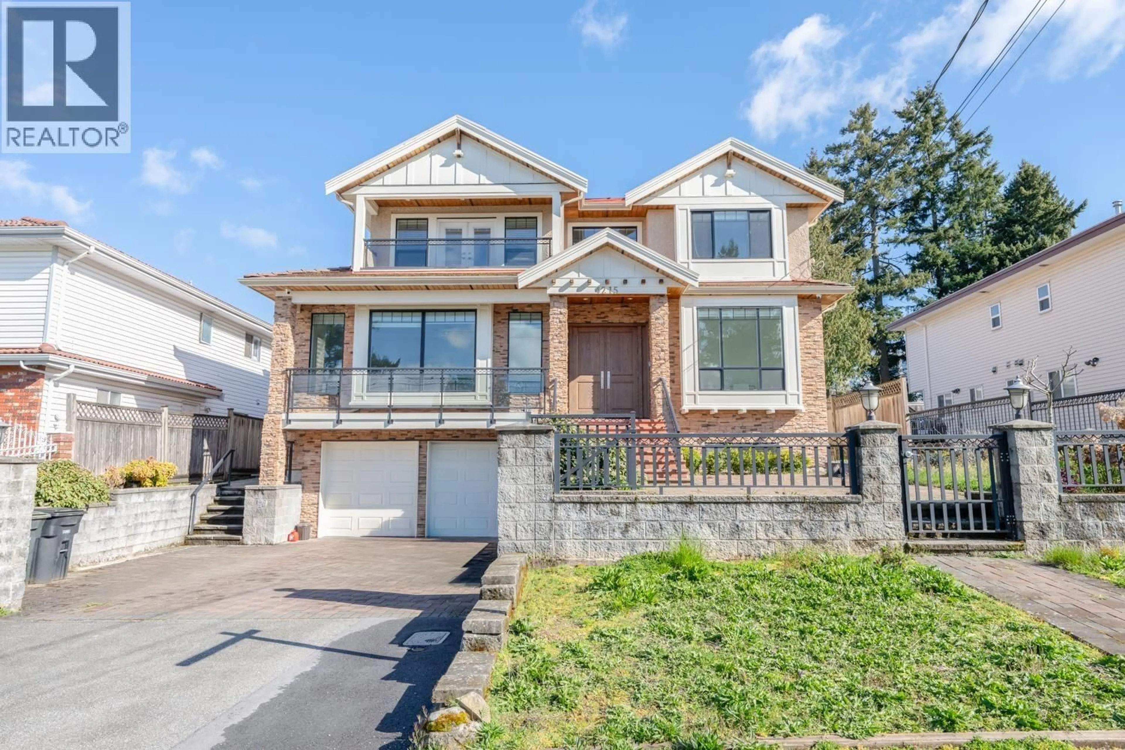 Home with brick exterior material, street for 4215 WATLING STREET, Burnaby British Columbia V5J1V4