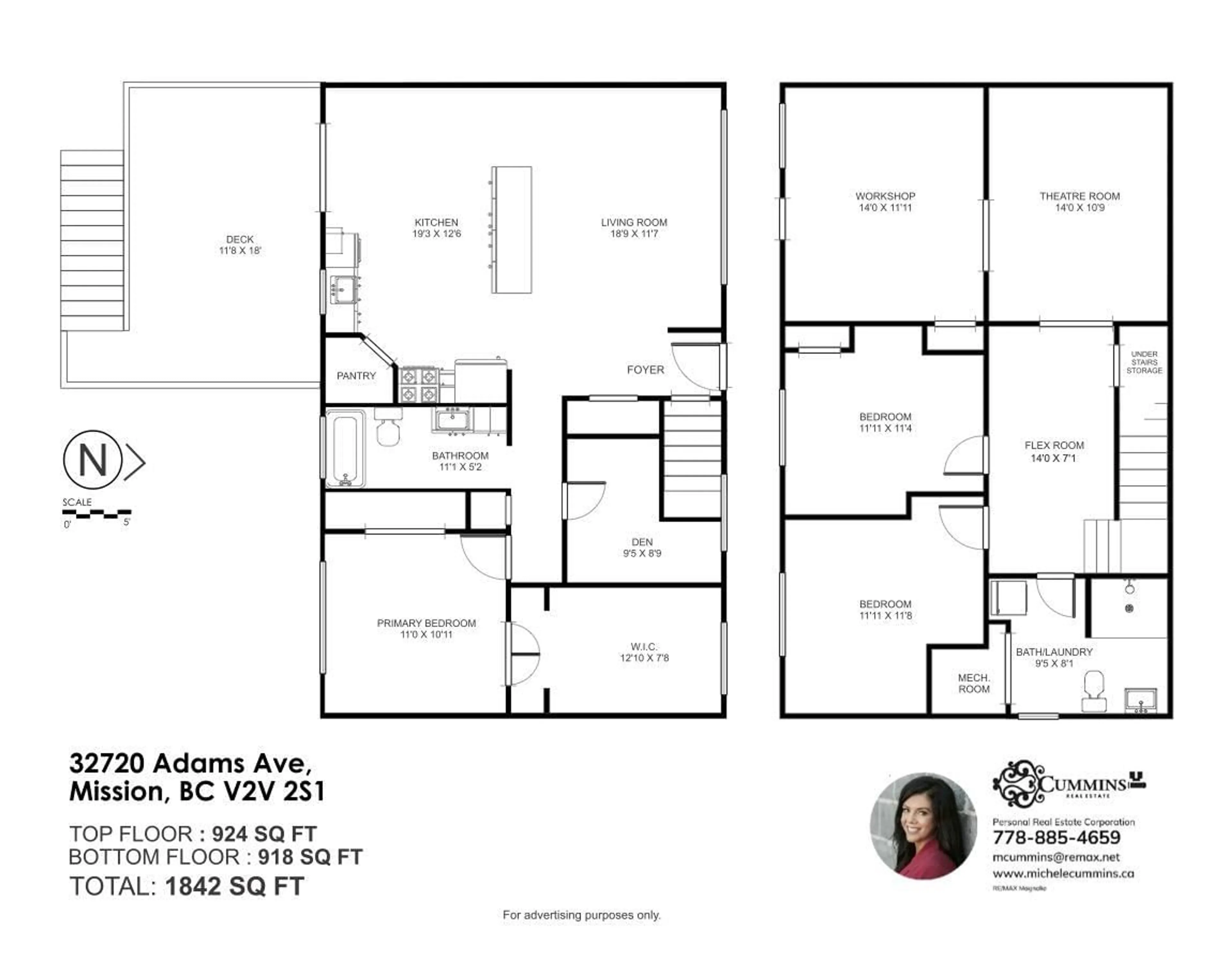 Floor plan for 32720 ADAMS AVENUE, Mission British Columbia V2V2S1