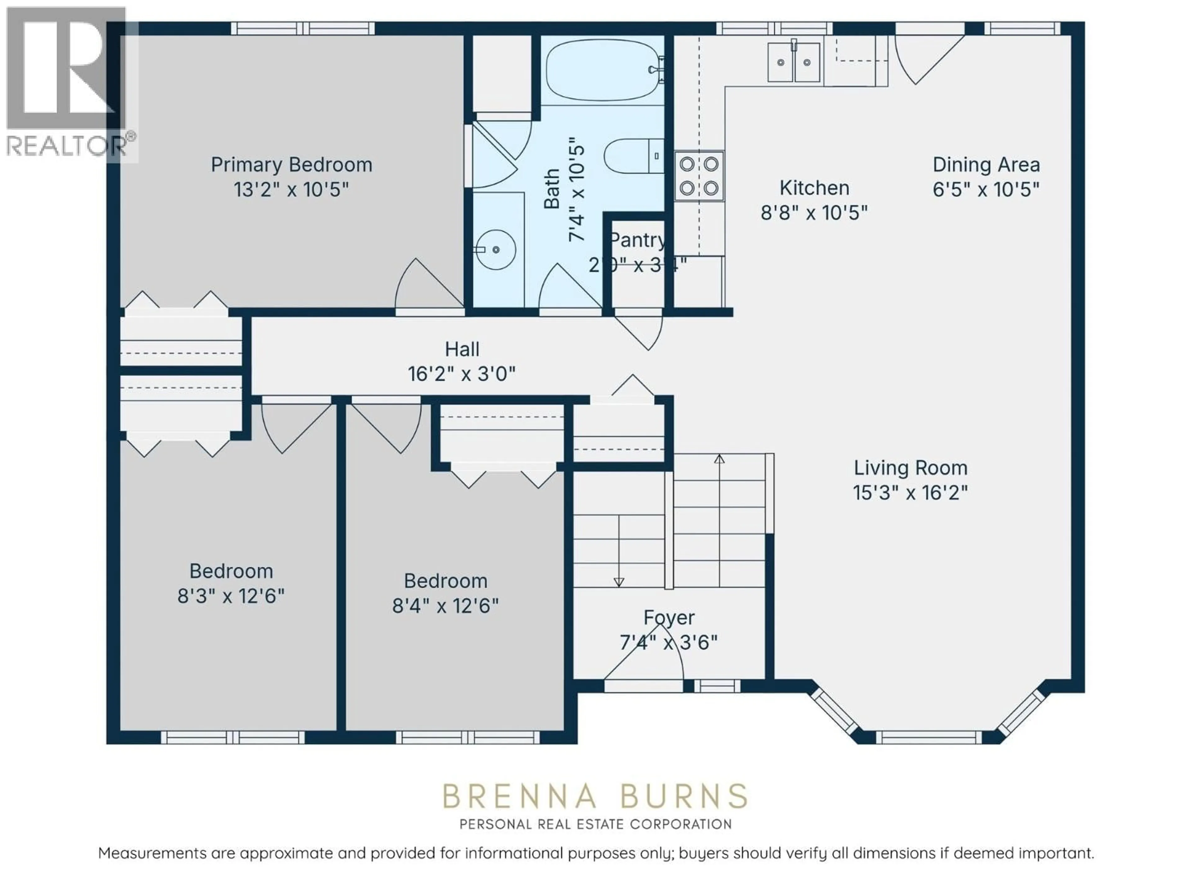 Floor plan for 8727 113A AVENUE, Fort St. John British Columbia V1J0C4