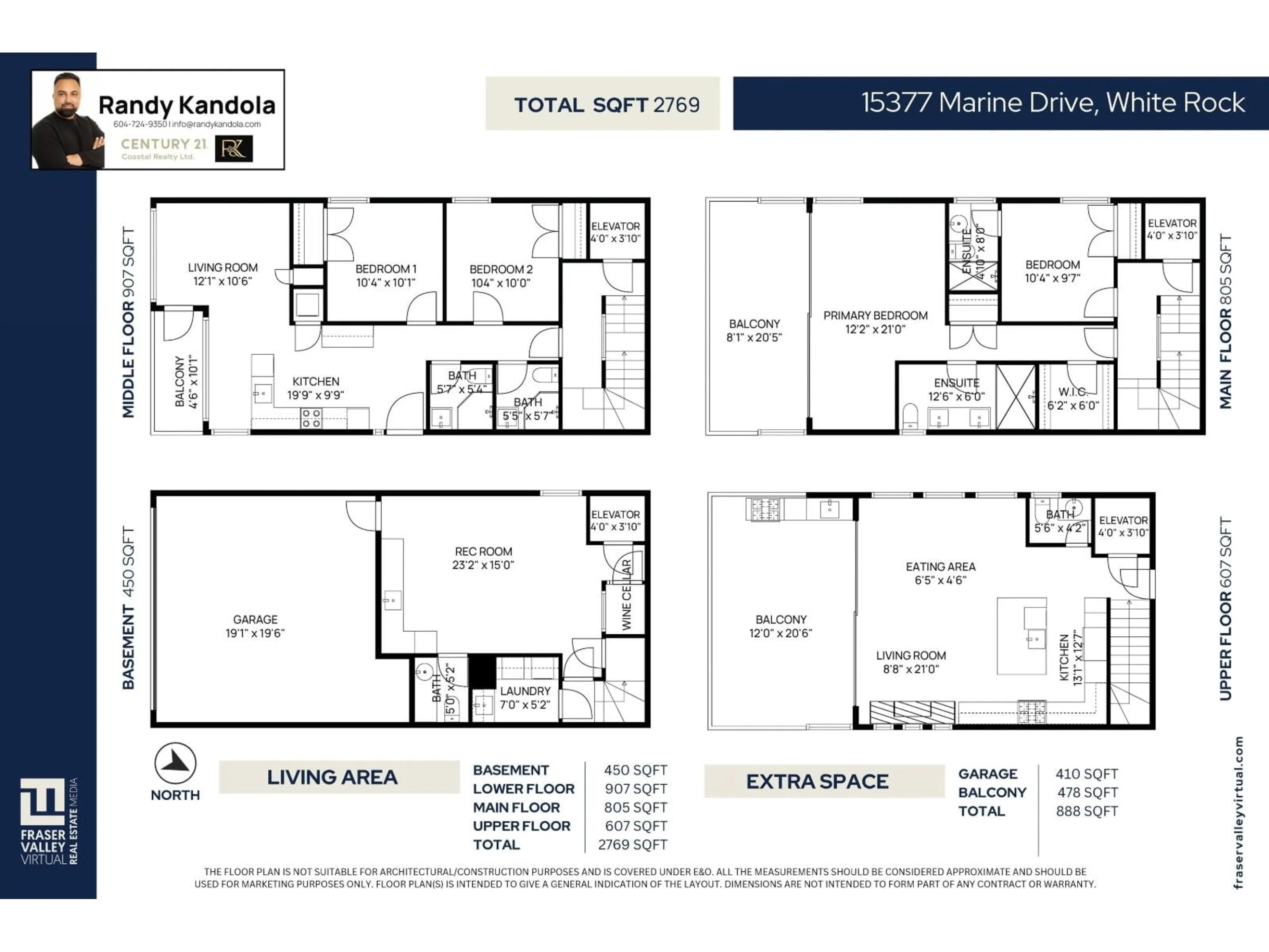 Floor plan for 15377 MARINE DRIVE, White Rock British Columbia V4B1C8