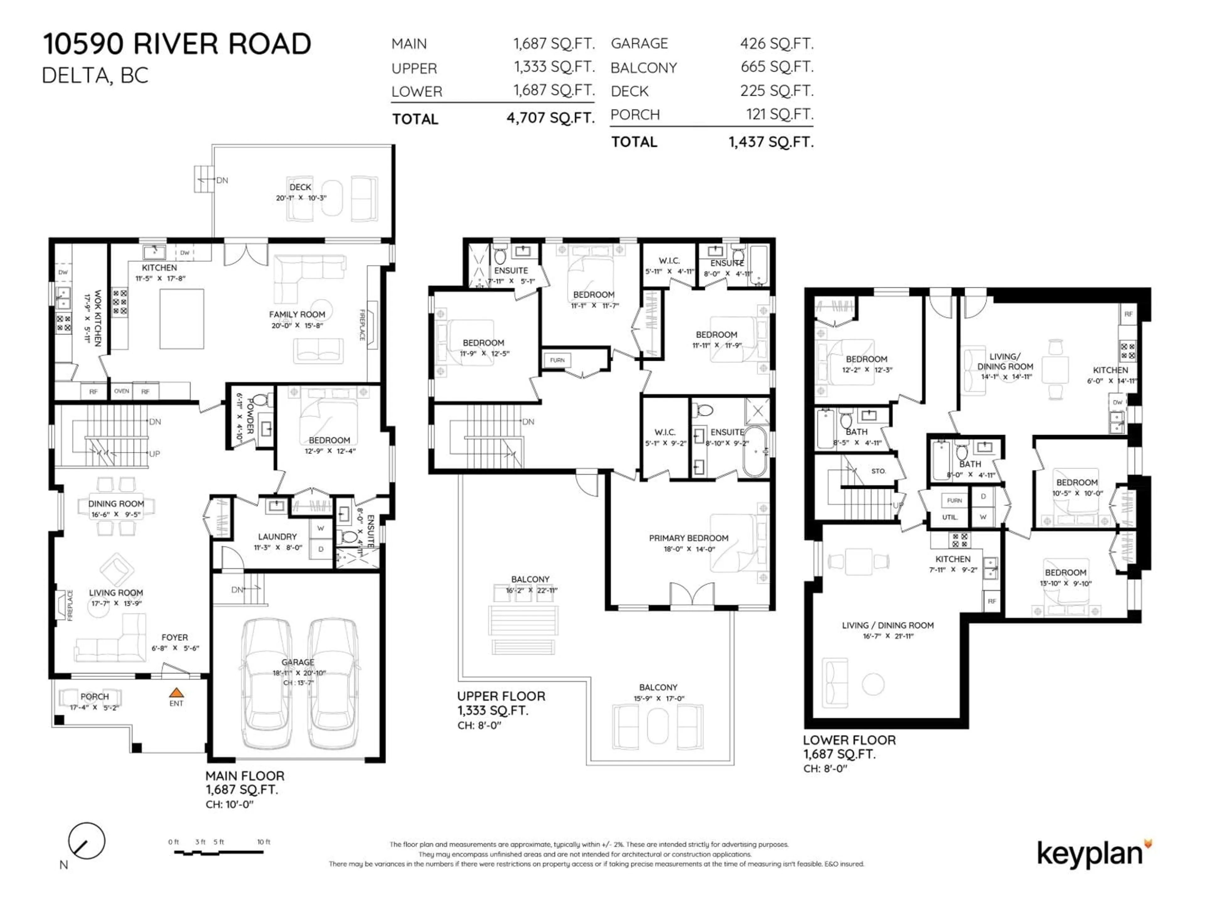 Floor plan for 10590 RIVER ROAD, Delta British Columbia V4C2R7