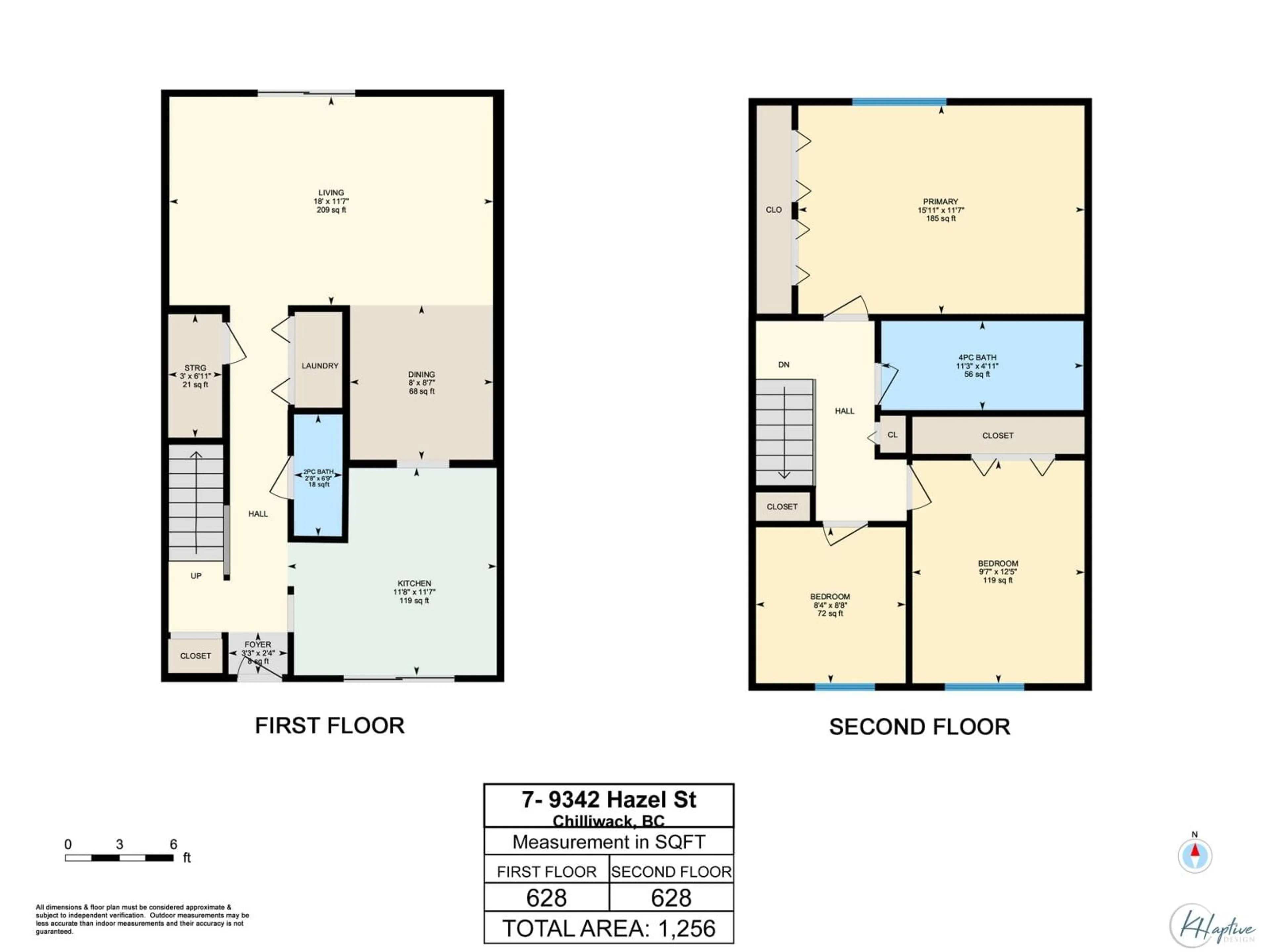 Floor plan for 7 - 9342 HAZEL STREET, Chilliwack British Columbia V2P5N2